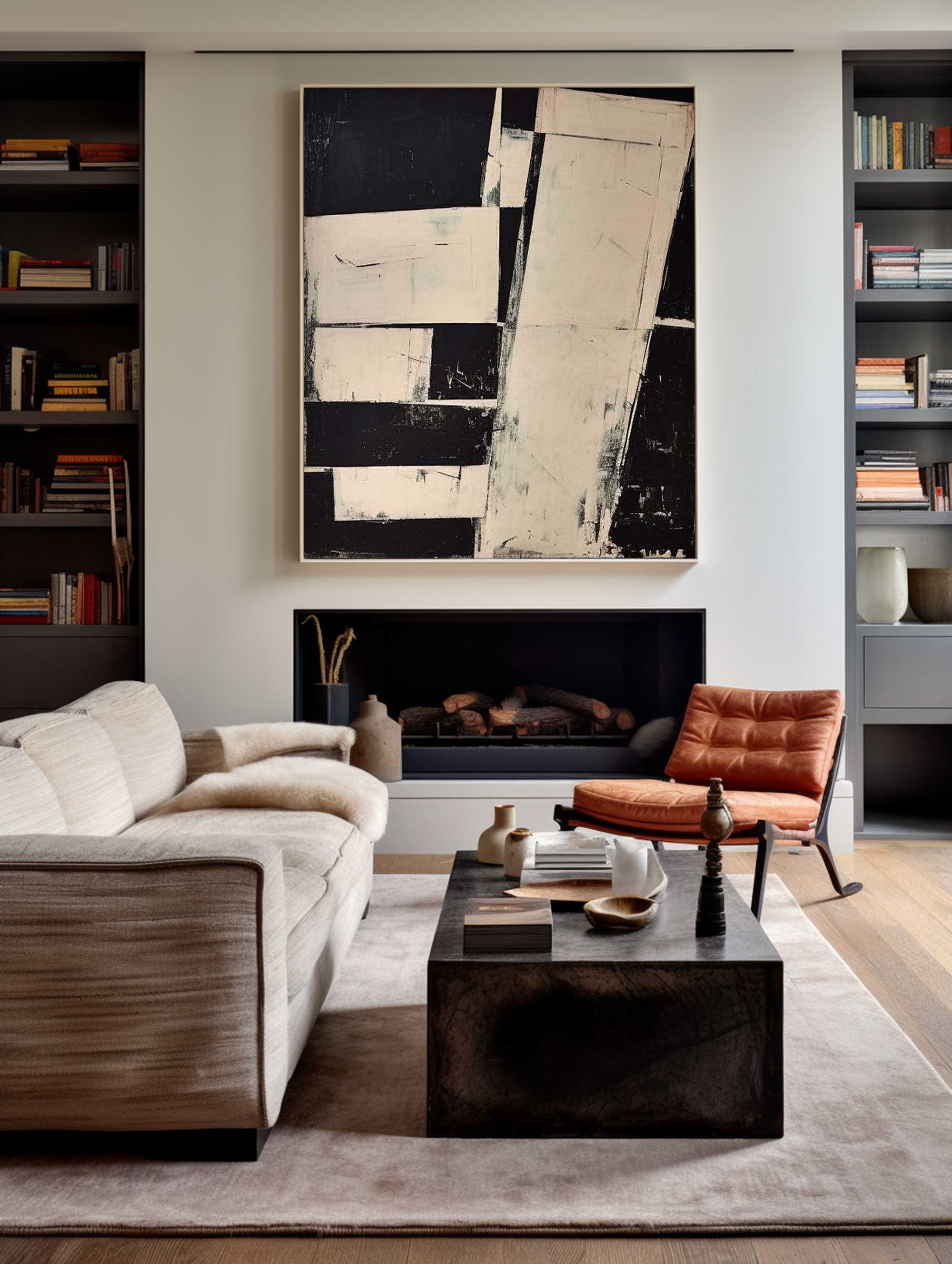 Modern Abstract Painting #ABAV428