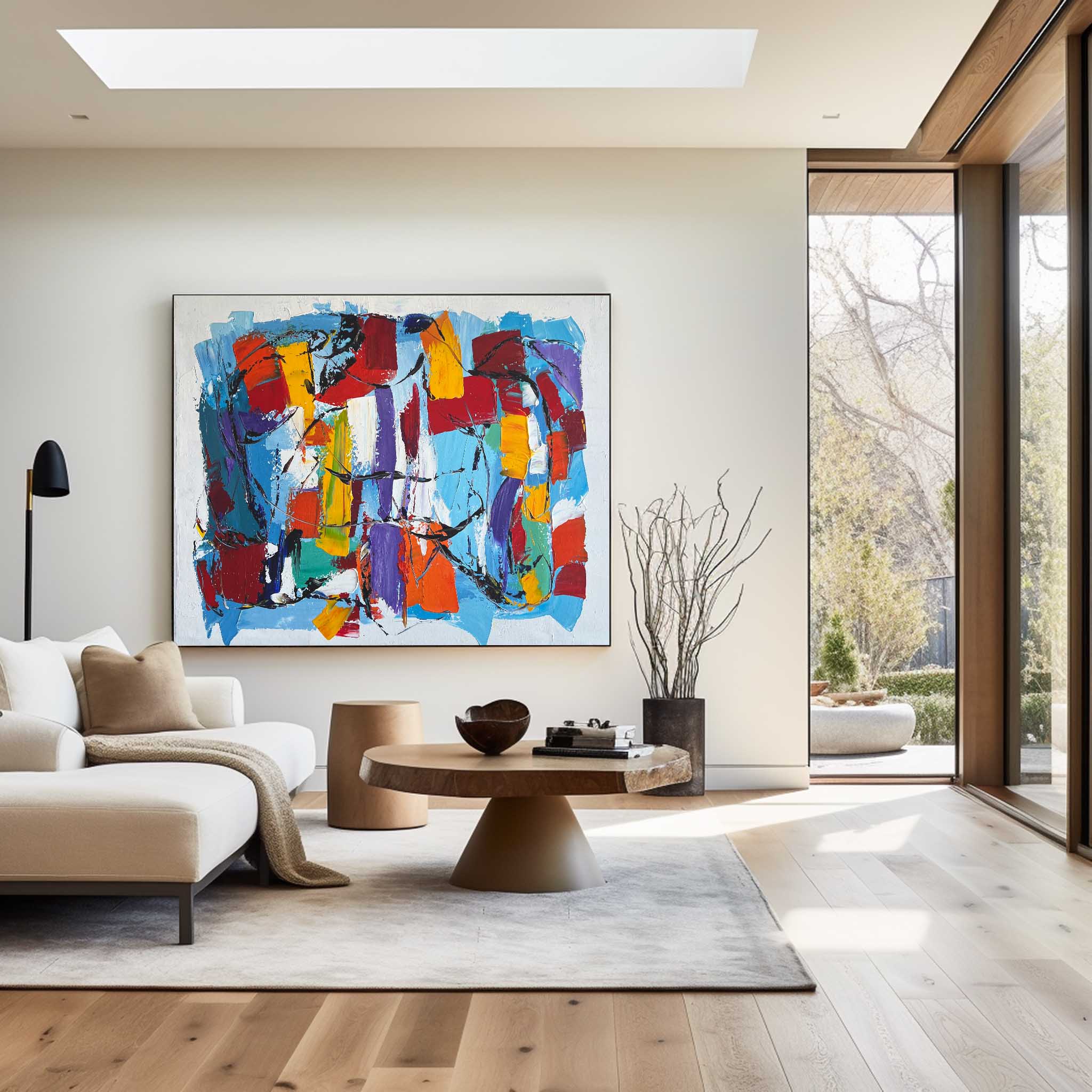Colorful Abstract Painting #ABAH57