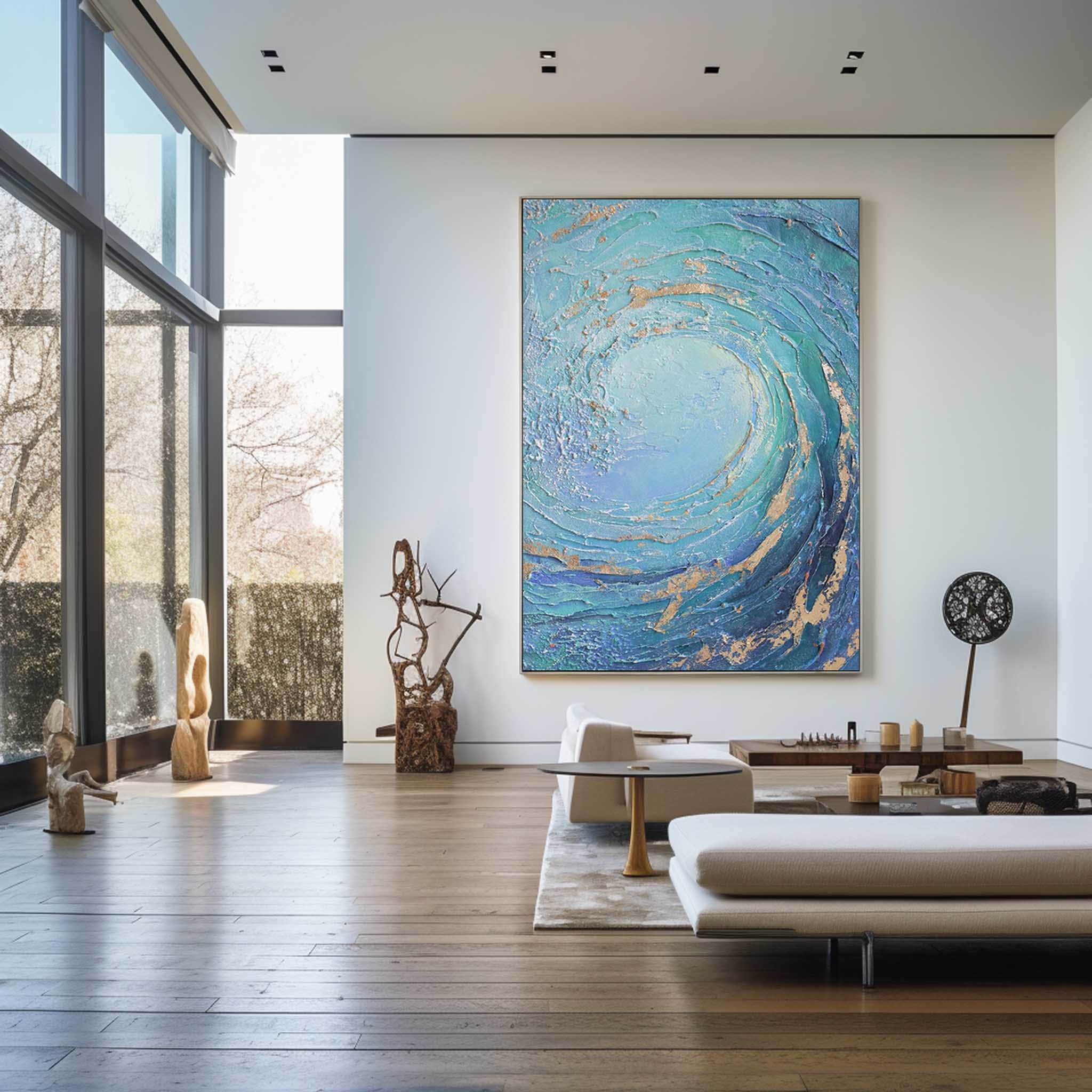 Wave And Ocean Painting #ABSV17