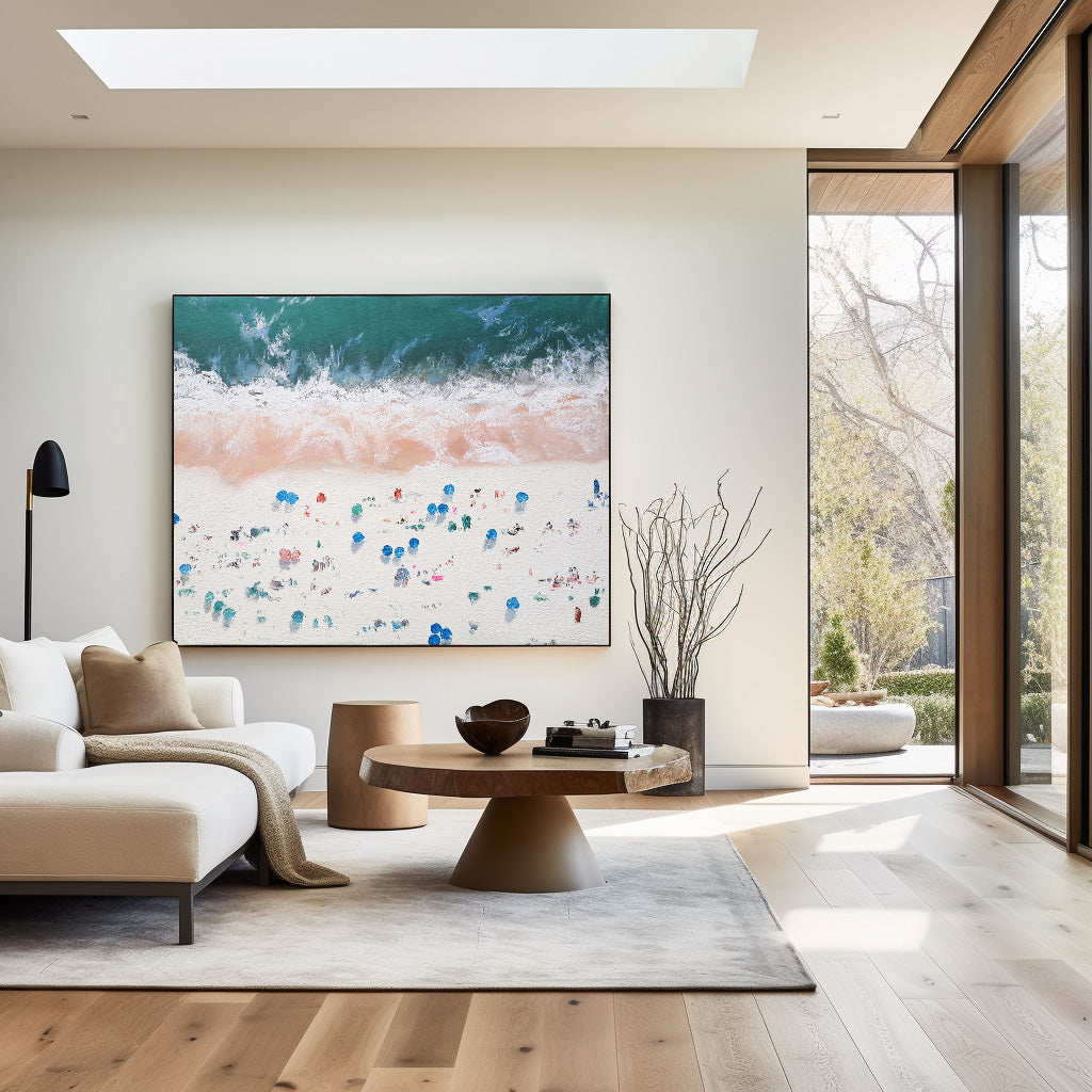 Abstract Coastal Painting #ABSH55