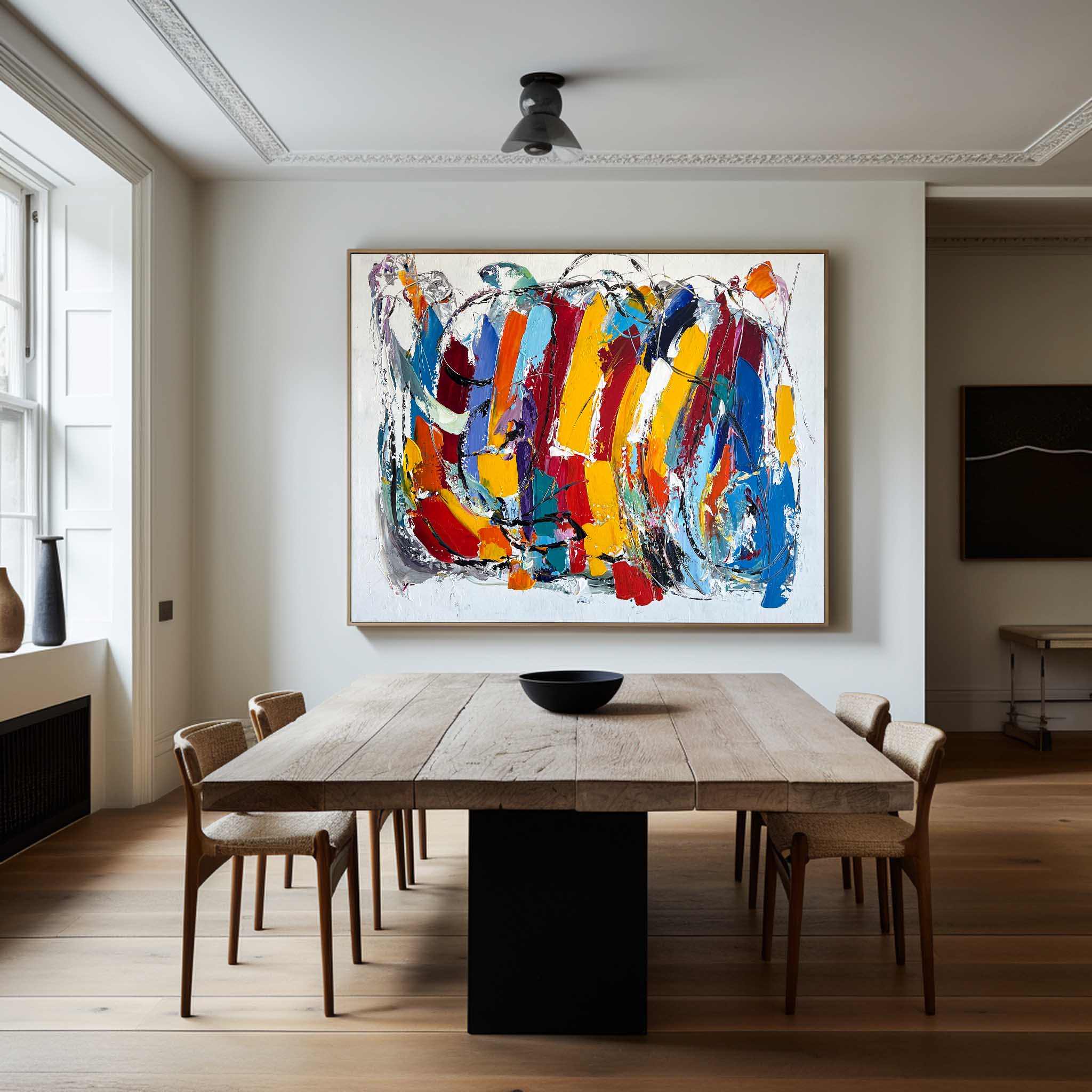 Colorful Abstract Painting #ABAH56