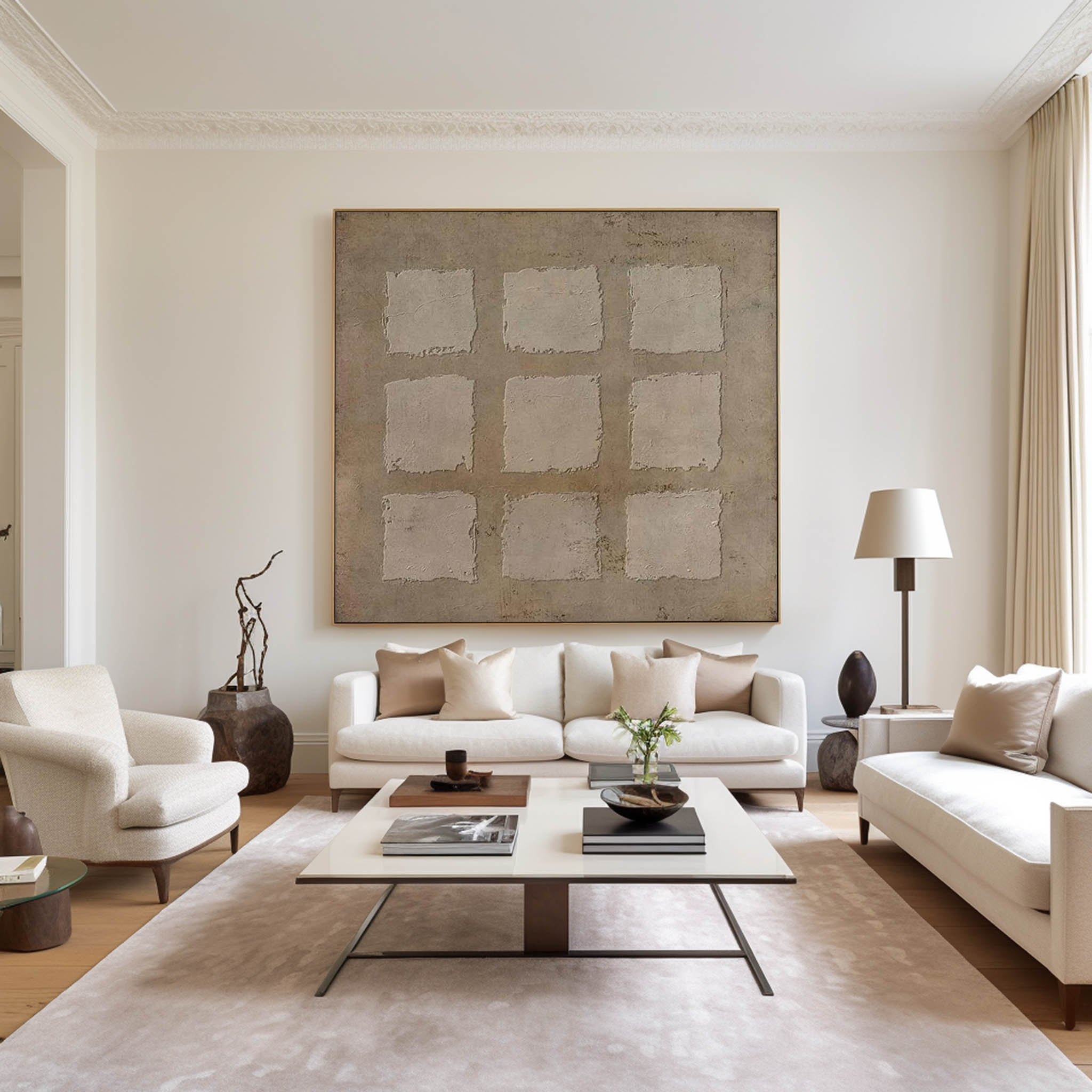 Wabi-sabi Minimalist Painting #ABAS111