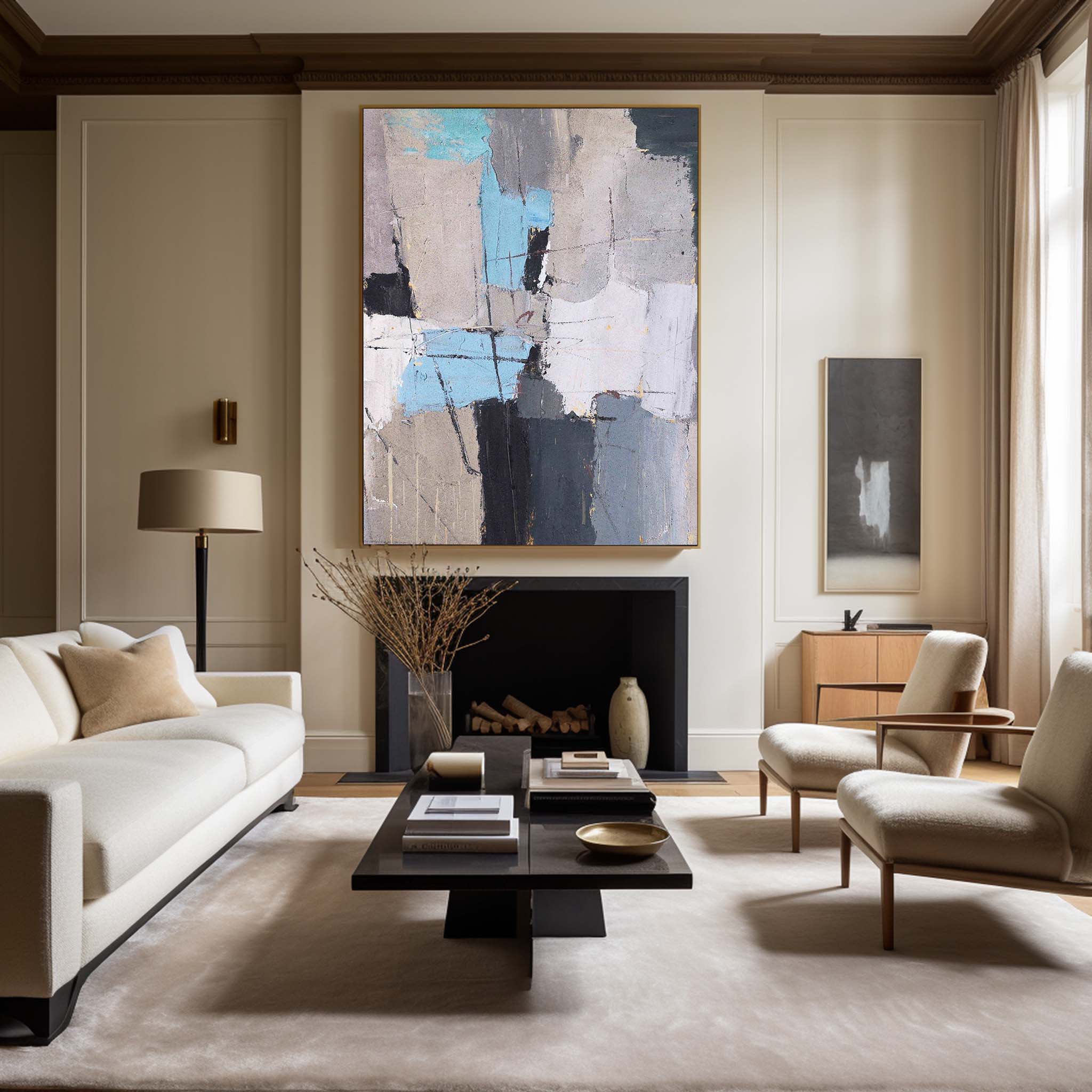 Abstract Geometric Painting #ABAV55