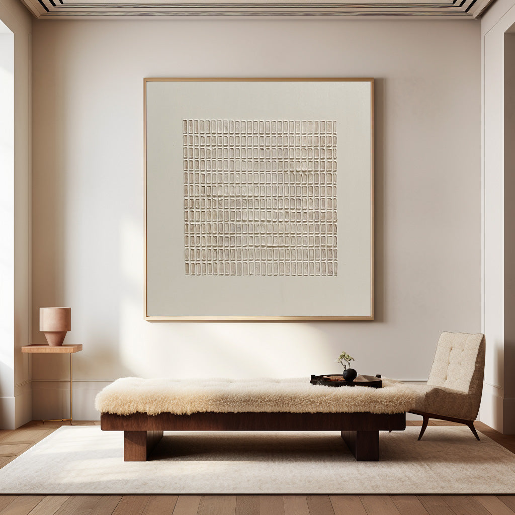 Minimalistisches Wabi-Sabi-Gemälde #ABAS194