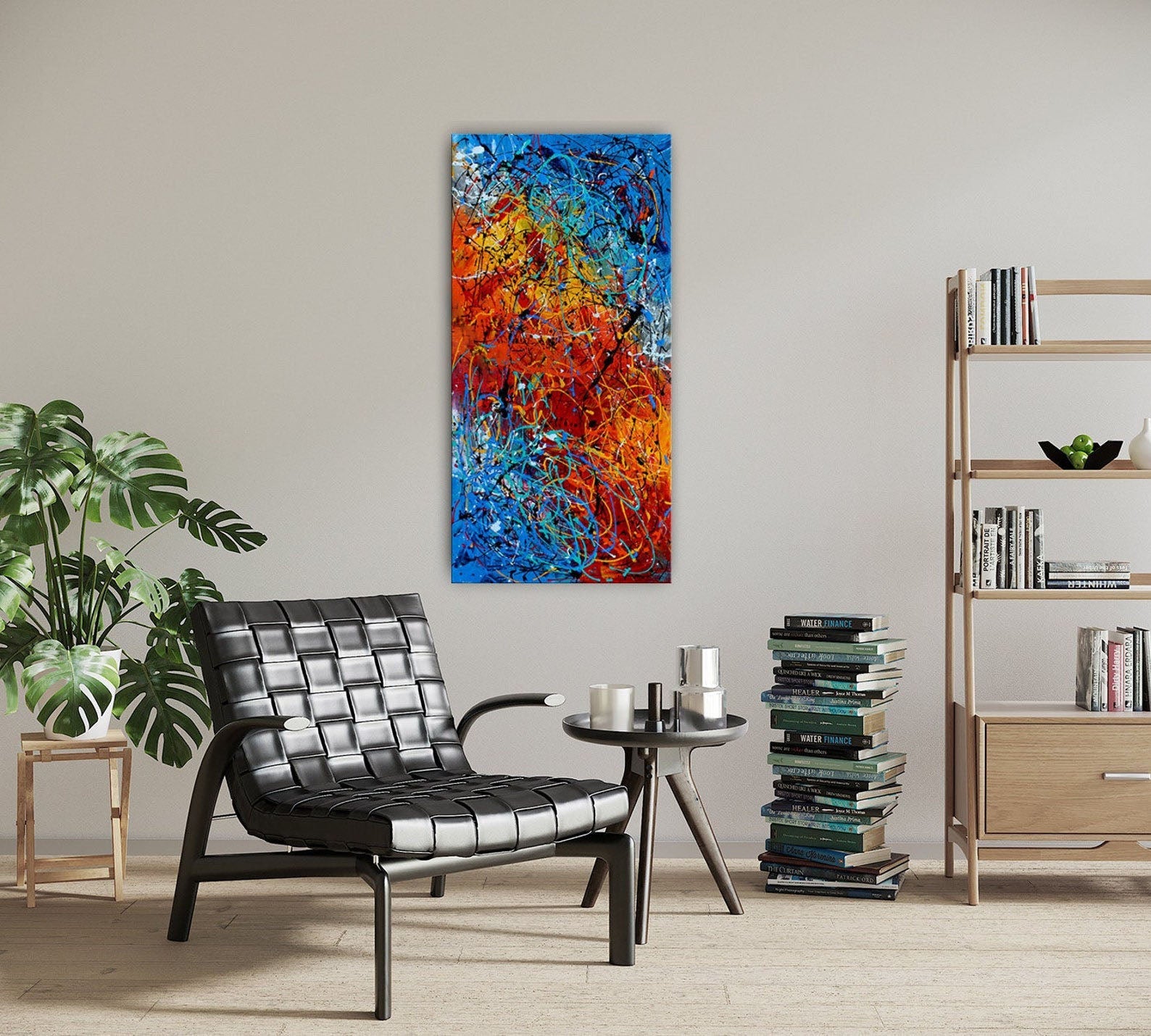 Colorful Art: Abstract Art Paintings for Home Interiors #CWA 003