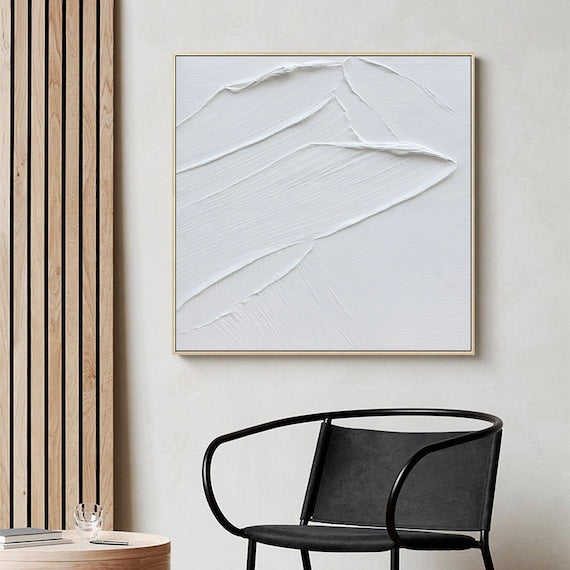 White Minimalist Painting #WM 011