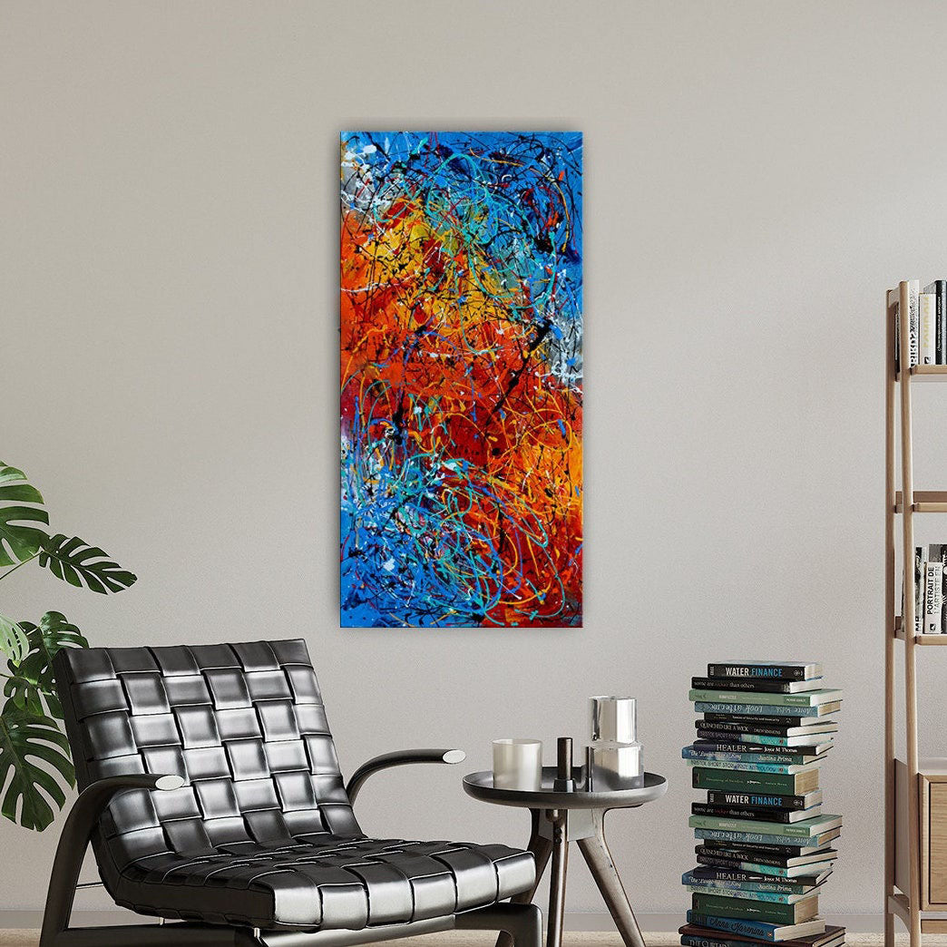 Colorful Art: Abstract Art Paintings for Home Interiors #CWA 003