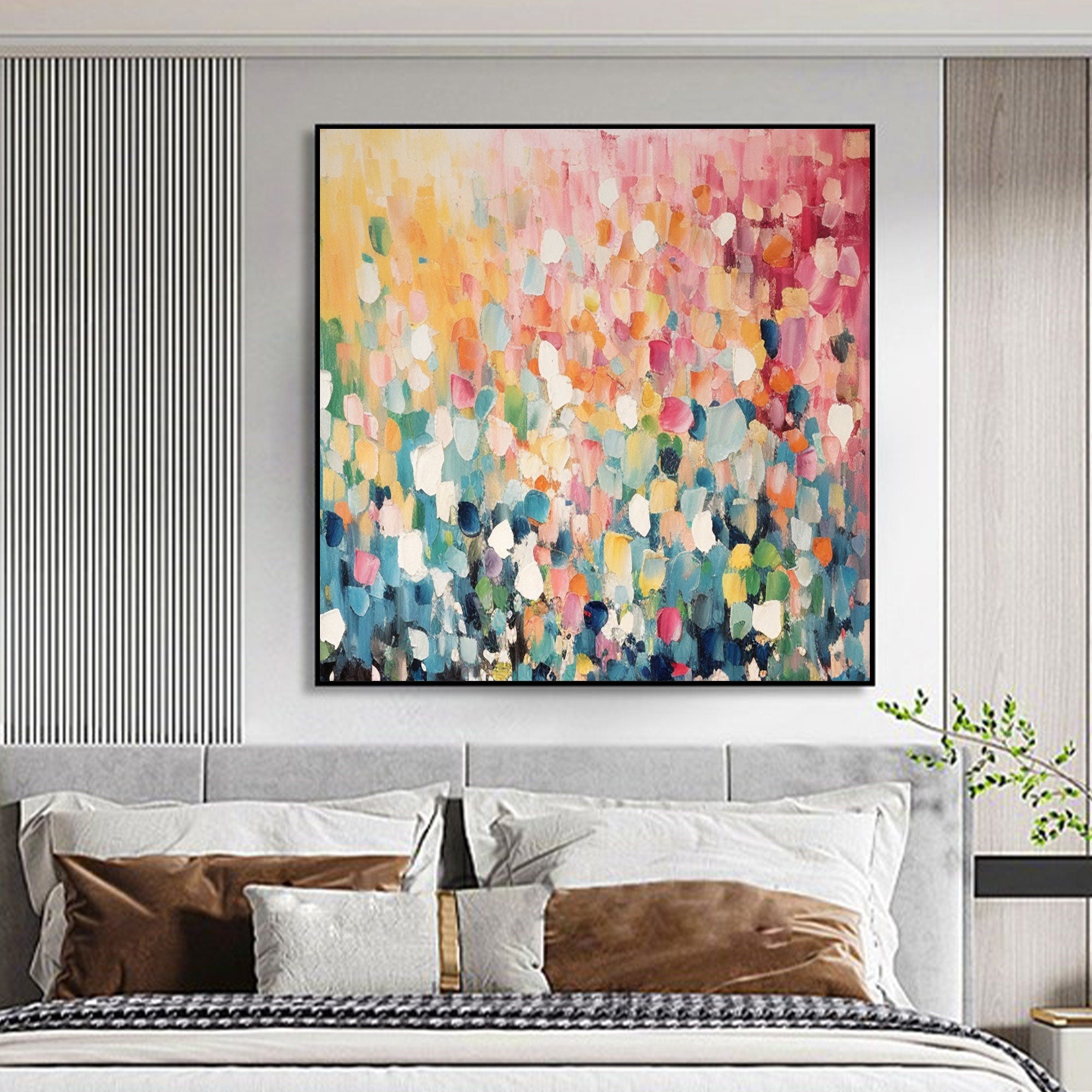 Bright and Colorful Abstract Art for Contemporary Interiors #CAP 021
