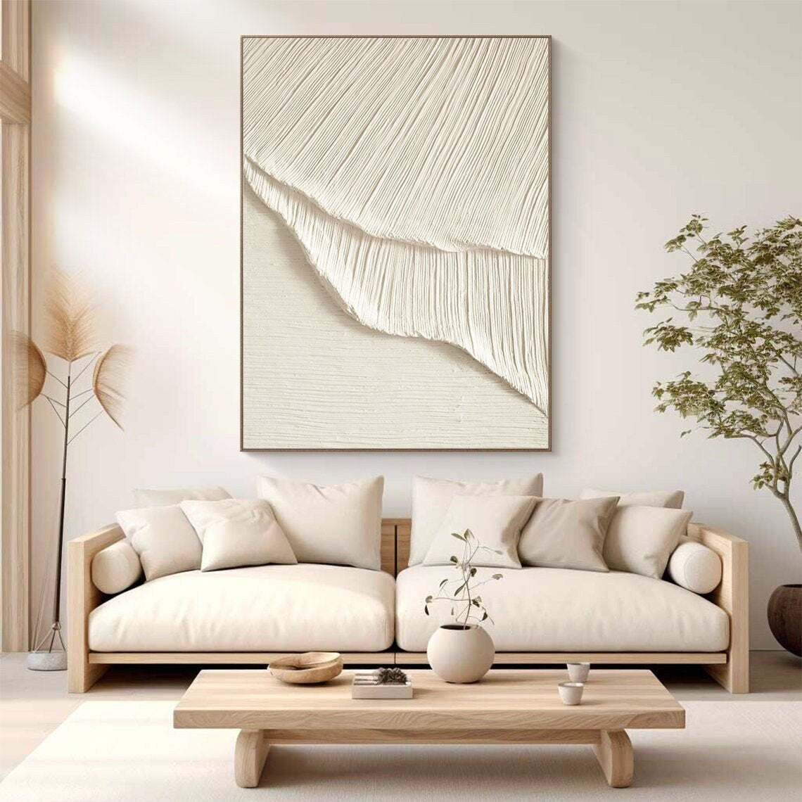 White Minimalist Painting #WM 012