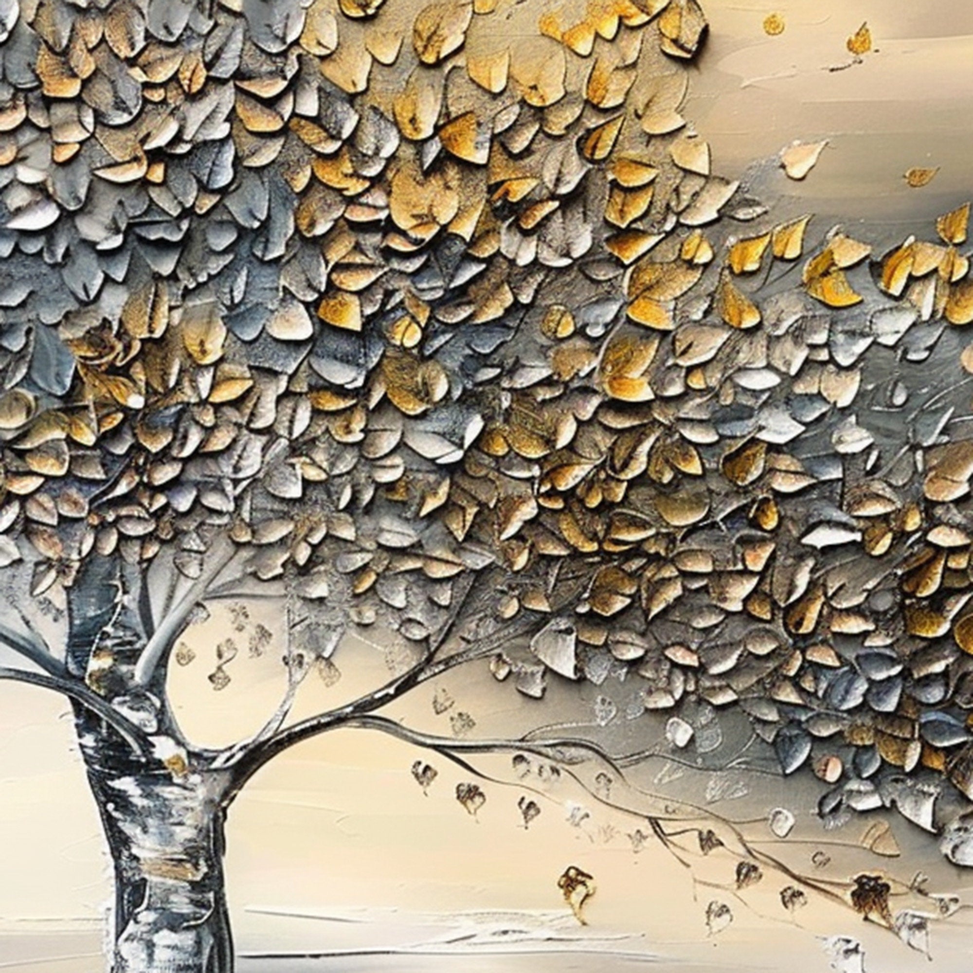 Colorful Tree Abstract Canvas Art for Modern Interiors #CAP 026