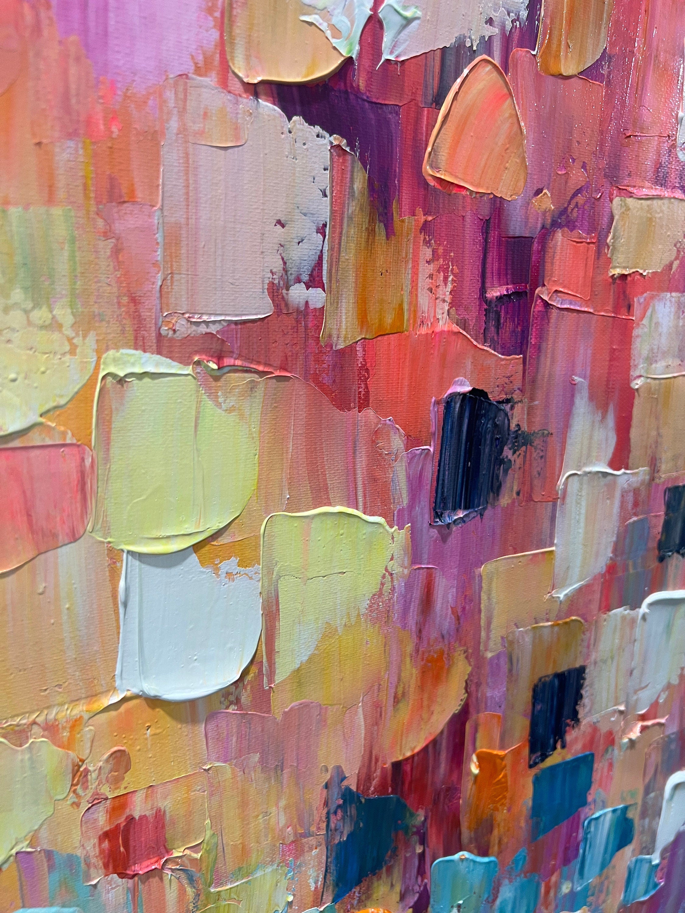 Bright and Colorful Abstract Art for Contemporary Interiors #CAP 021