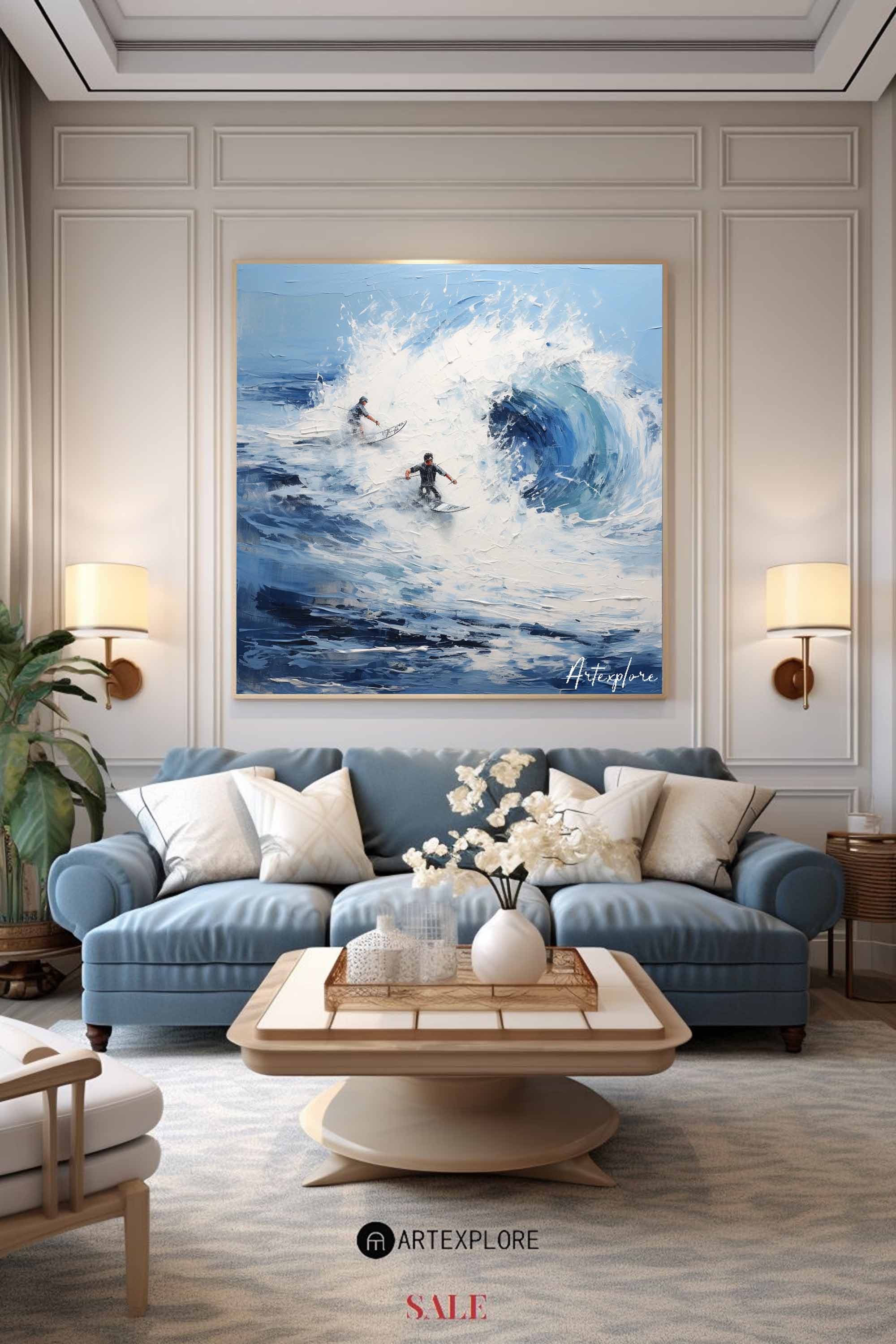 Abstract Surf Art Painting #ABSS32