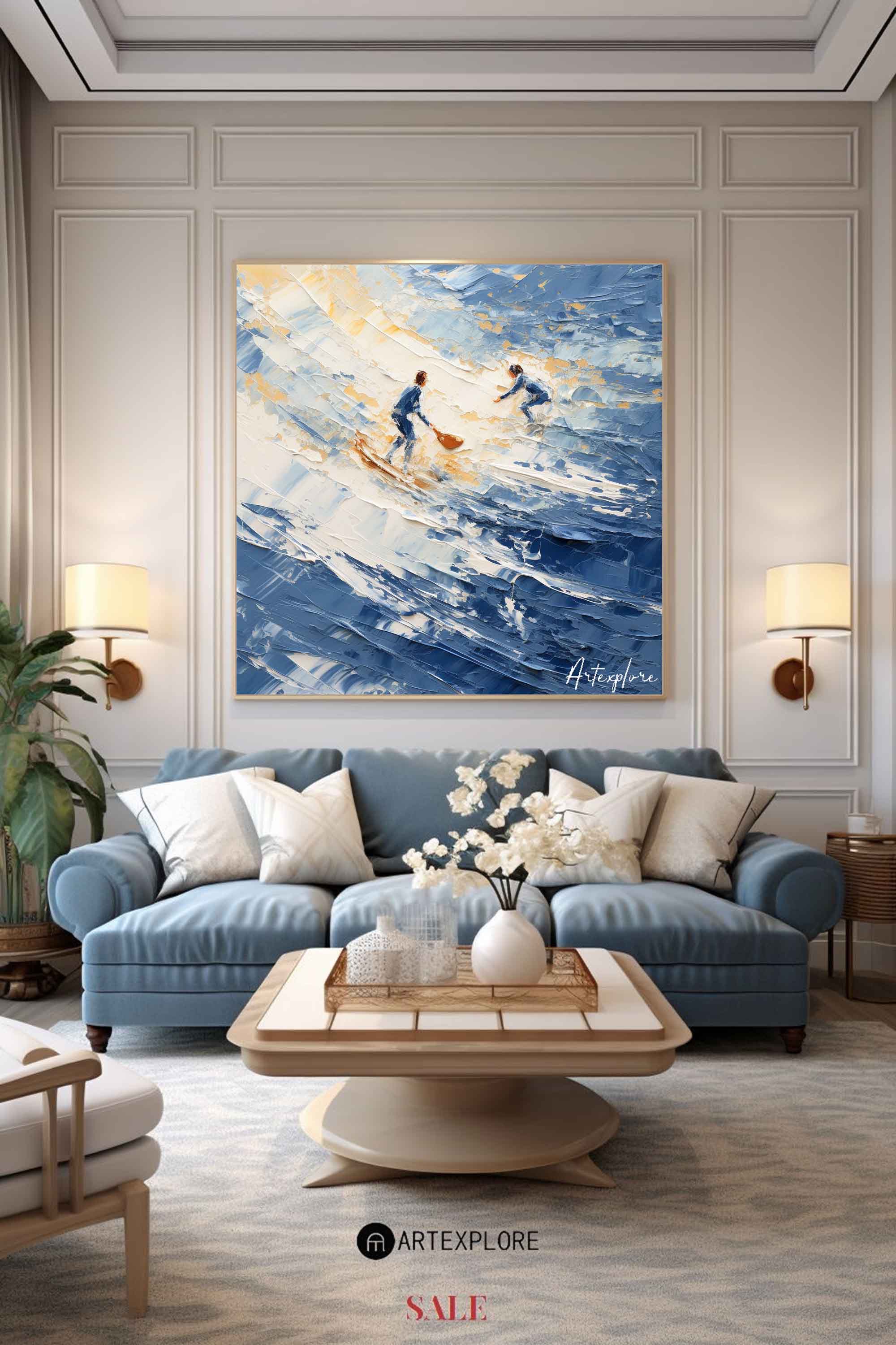 Abstract Surf Art Painting #ABSS26