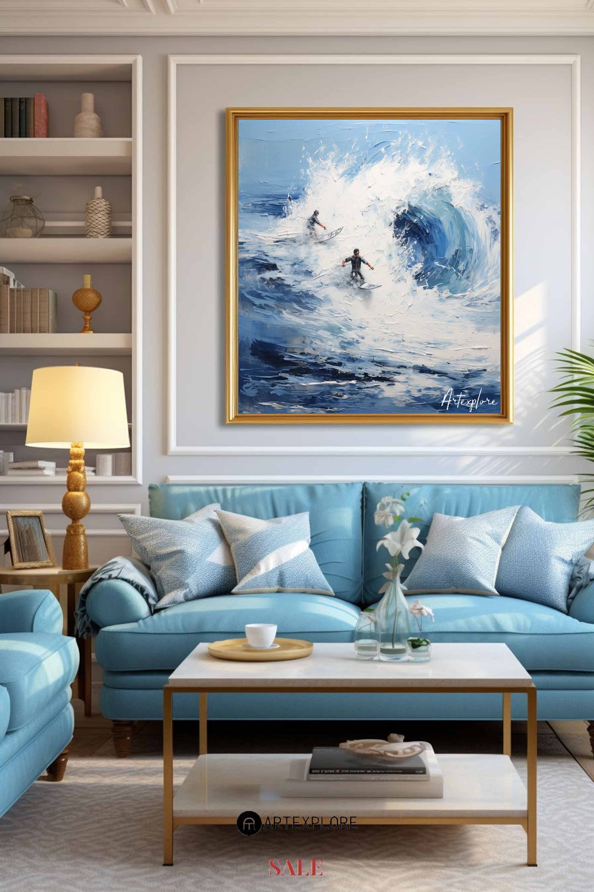 Abstract Surf Art Painting #ABSS32