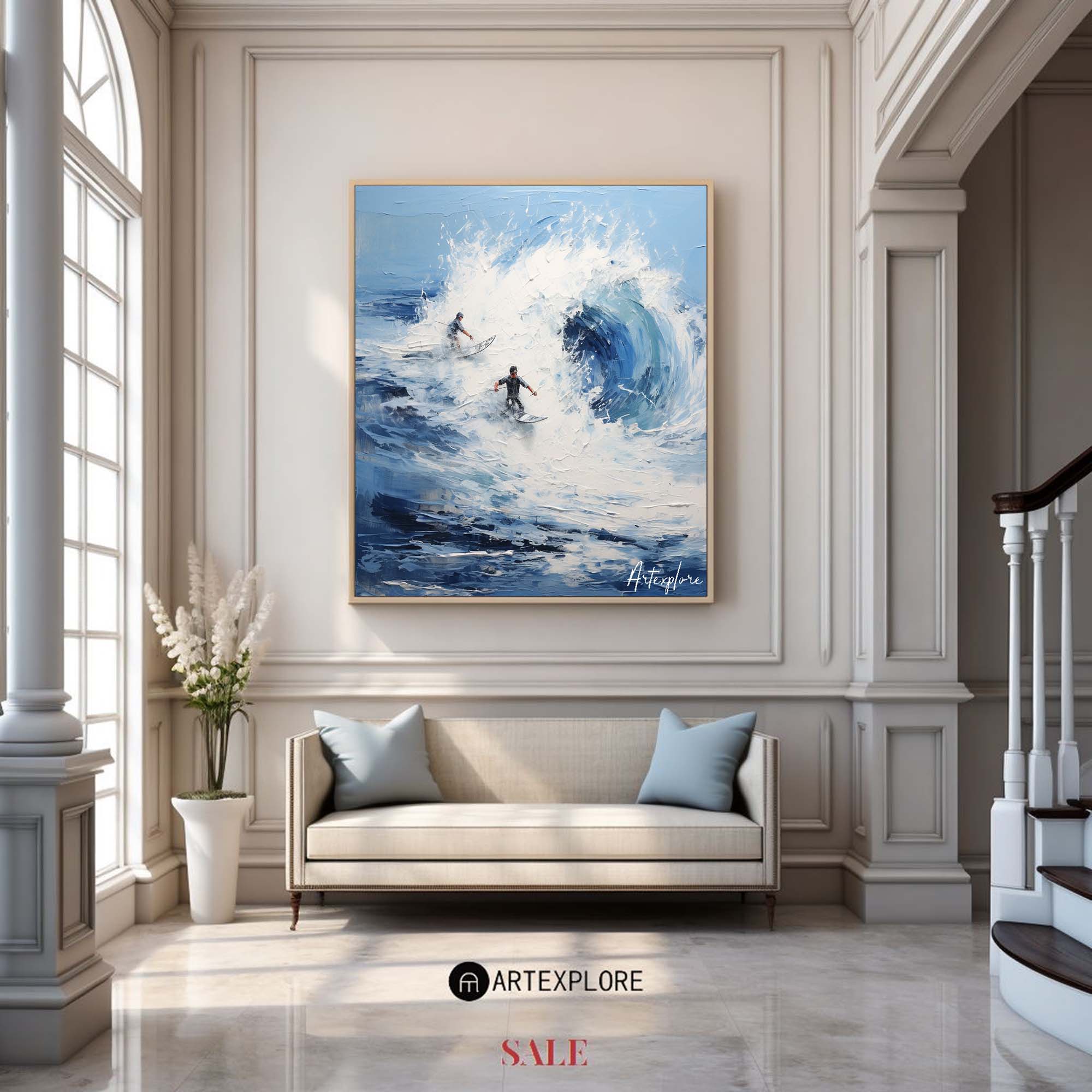 Abstract Surf Art Painting #ABSS32