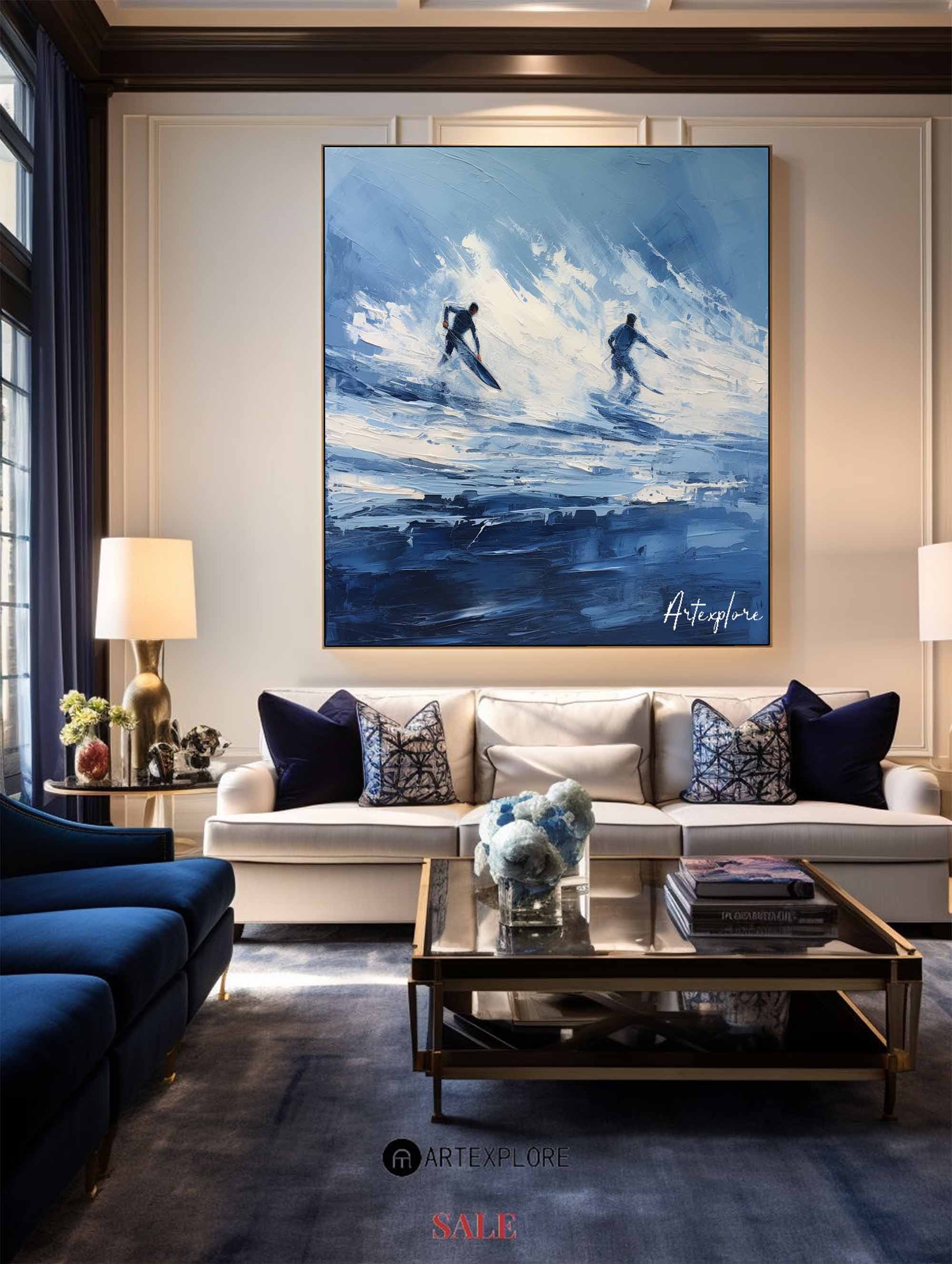 Abstract Surf Art Painting #ABSS28