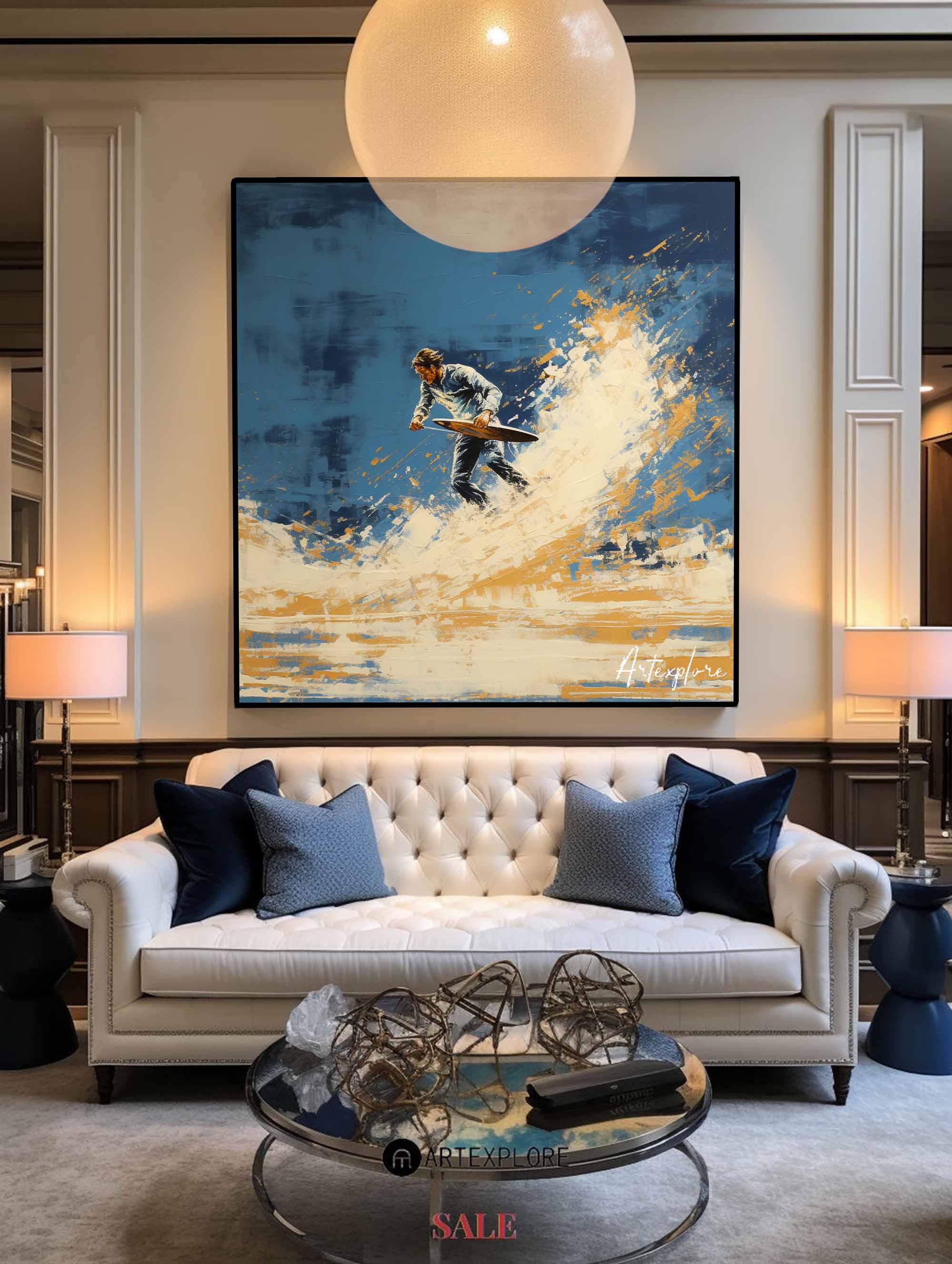 Abstract Surf Art Painting #ABSS27