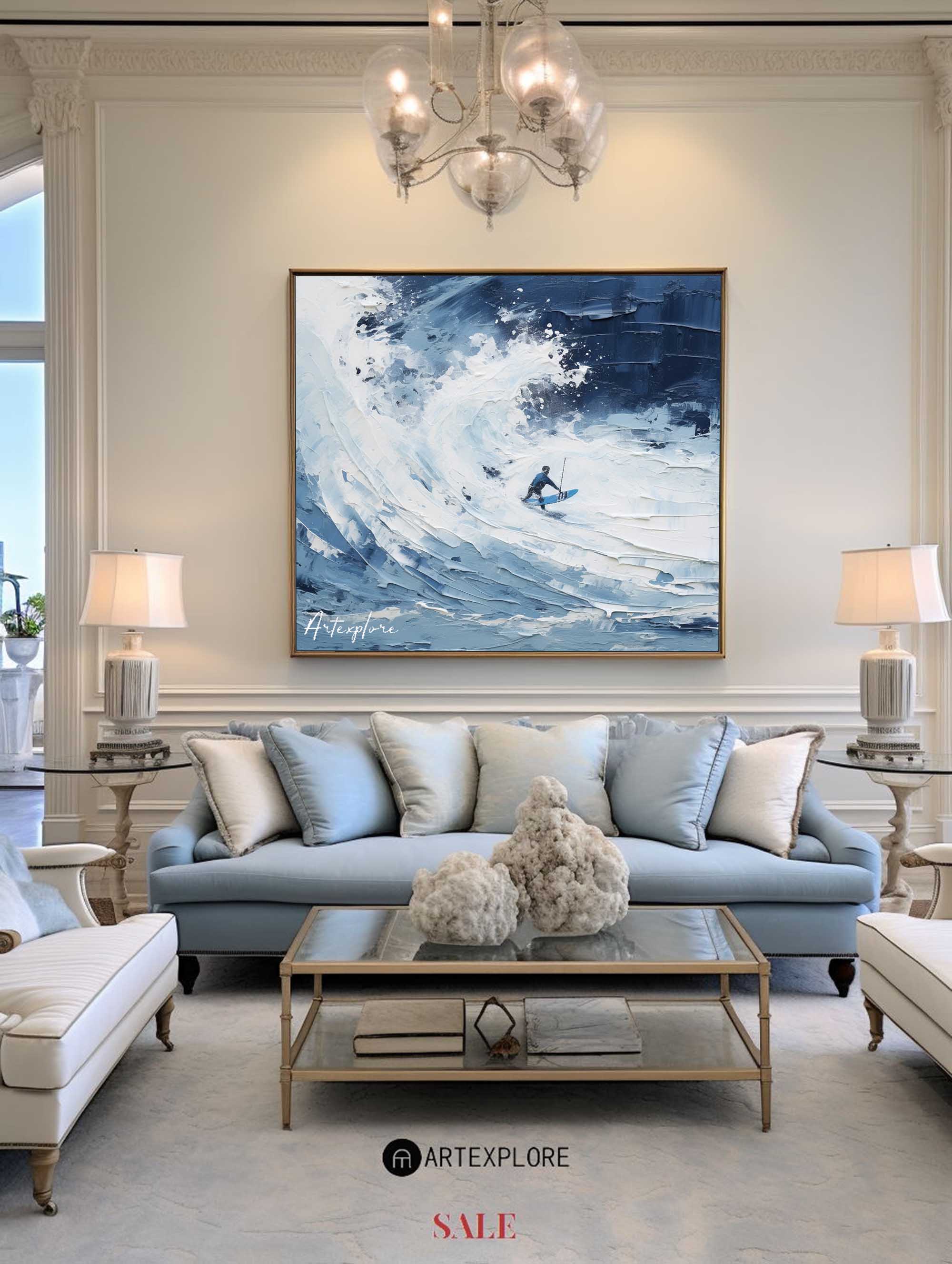 Abstract Surf Art Painting #ABSS31