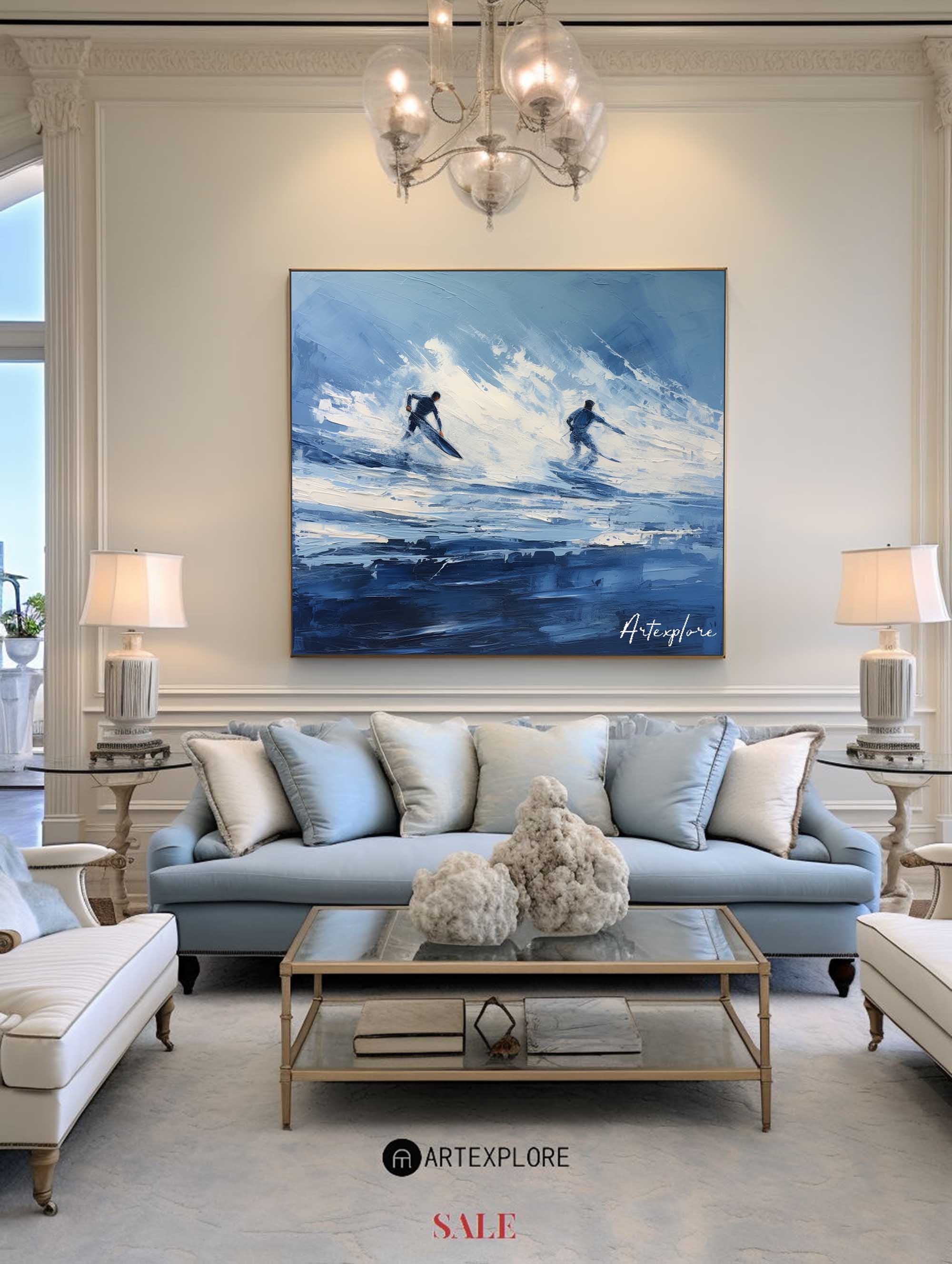 Abstract Surf Art Painting #ABSS28