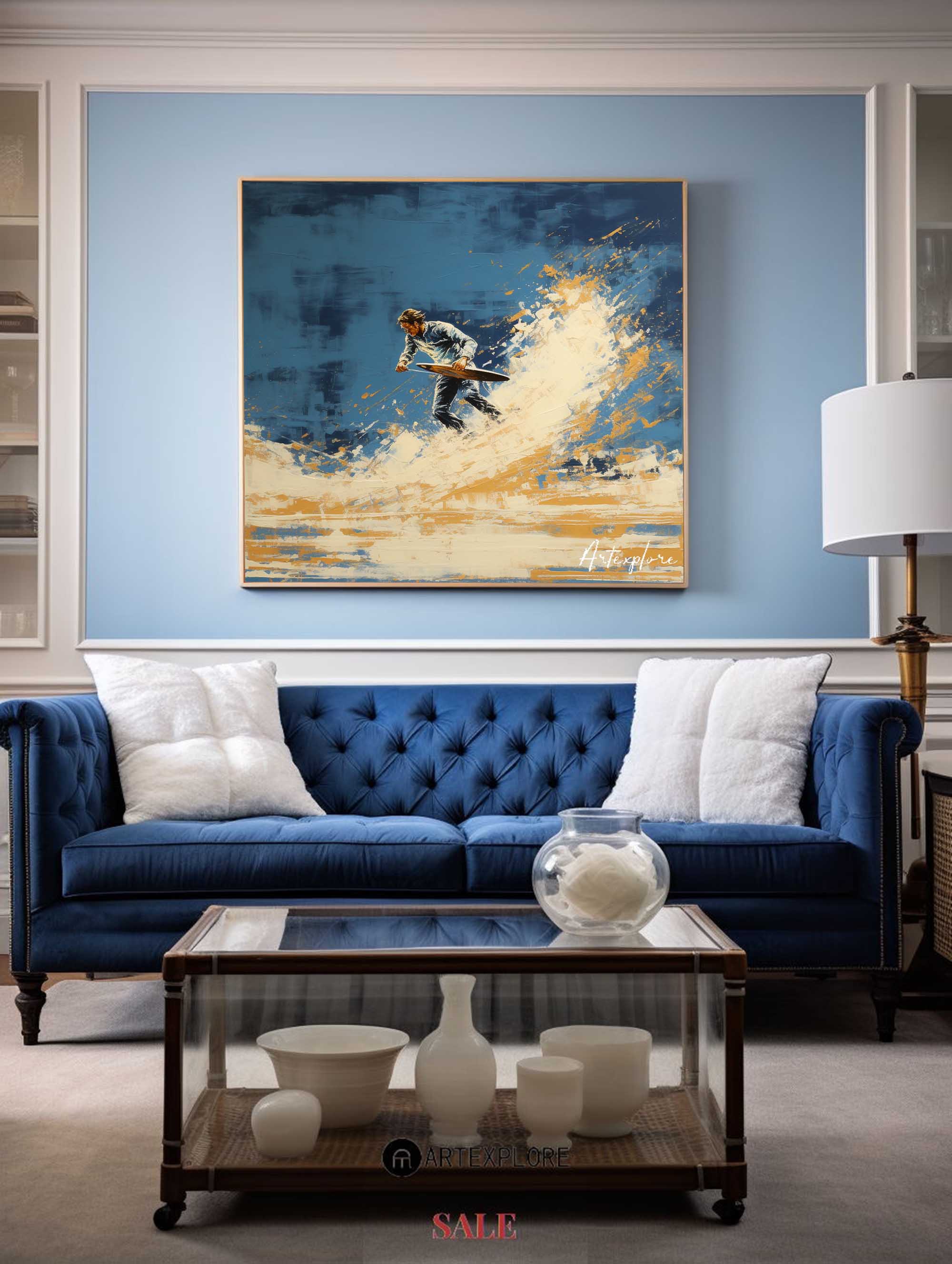 Abstract Surf Art Painting #ABSS27