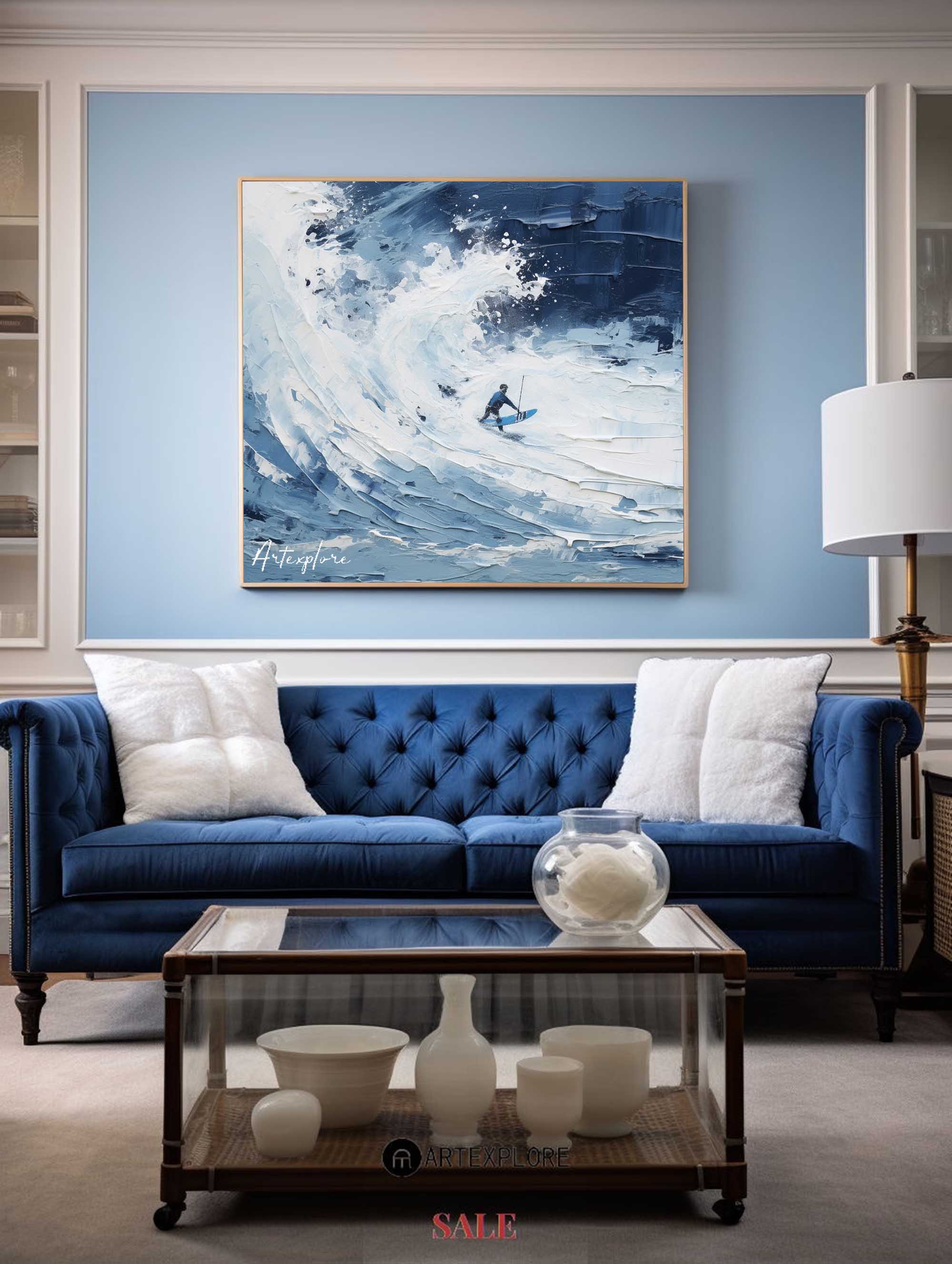 Abstract Surf Art Painting #ABSS31