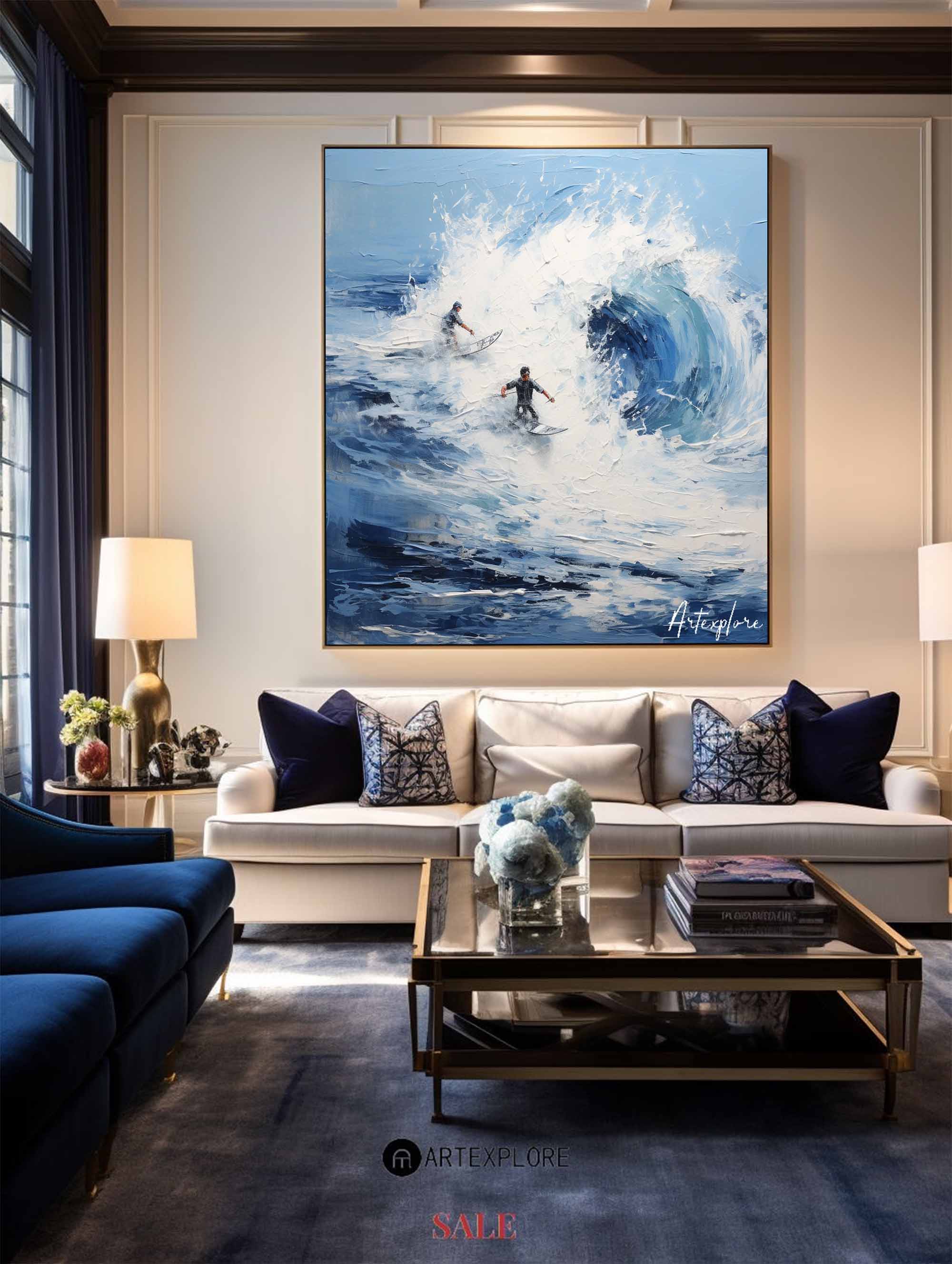 Abstract Surf Art Painting #ABSS32