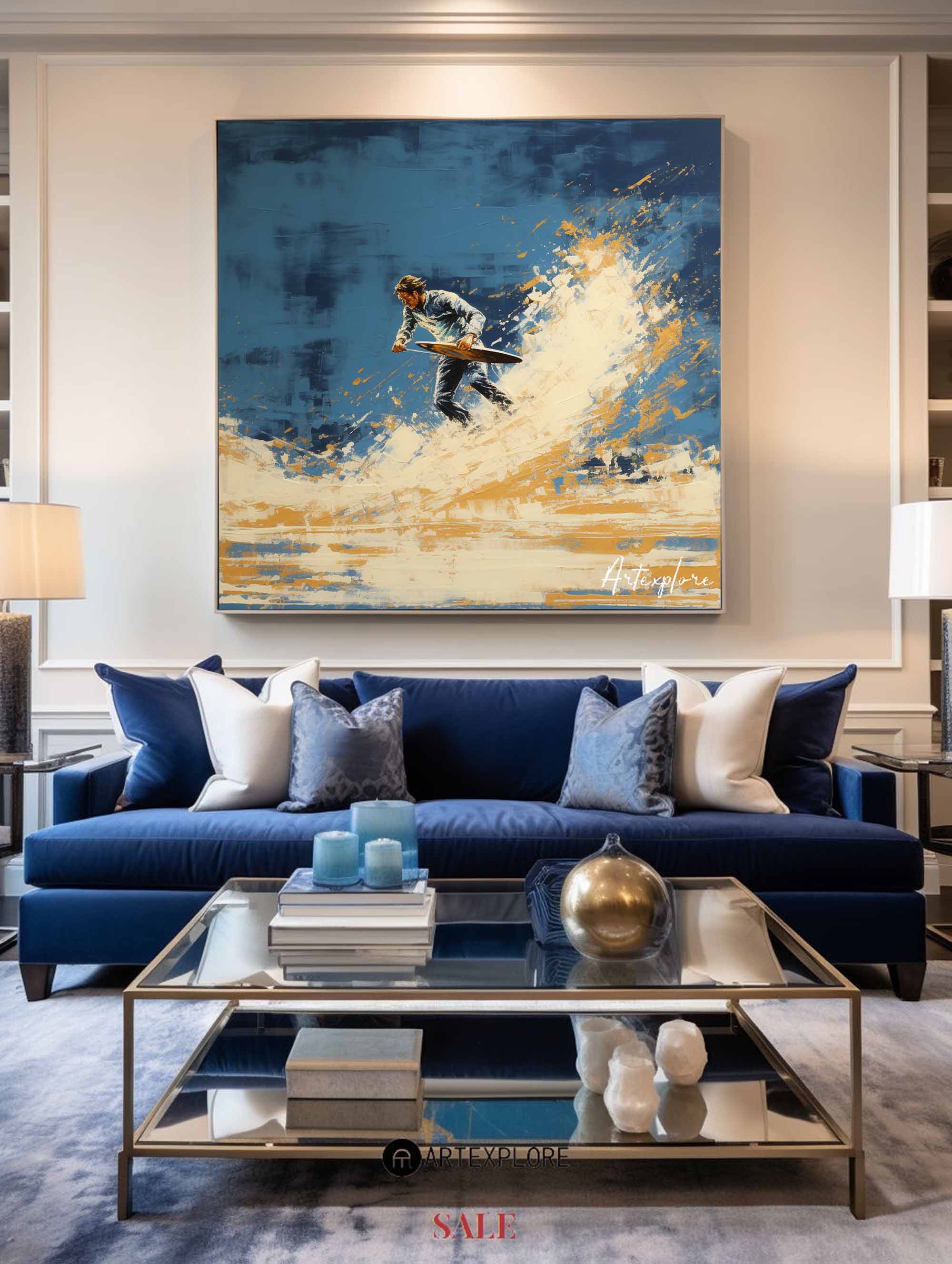 Abstract Surf Art Painting #ABSS27