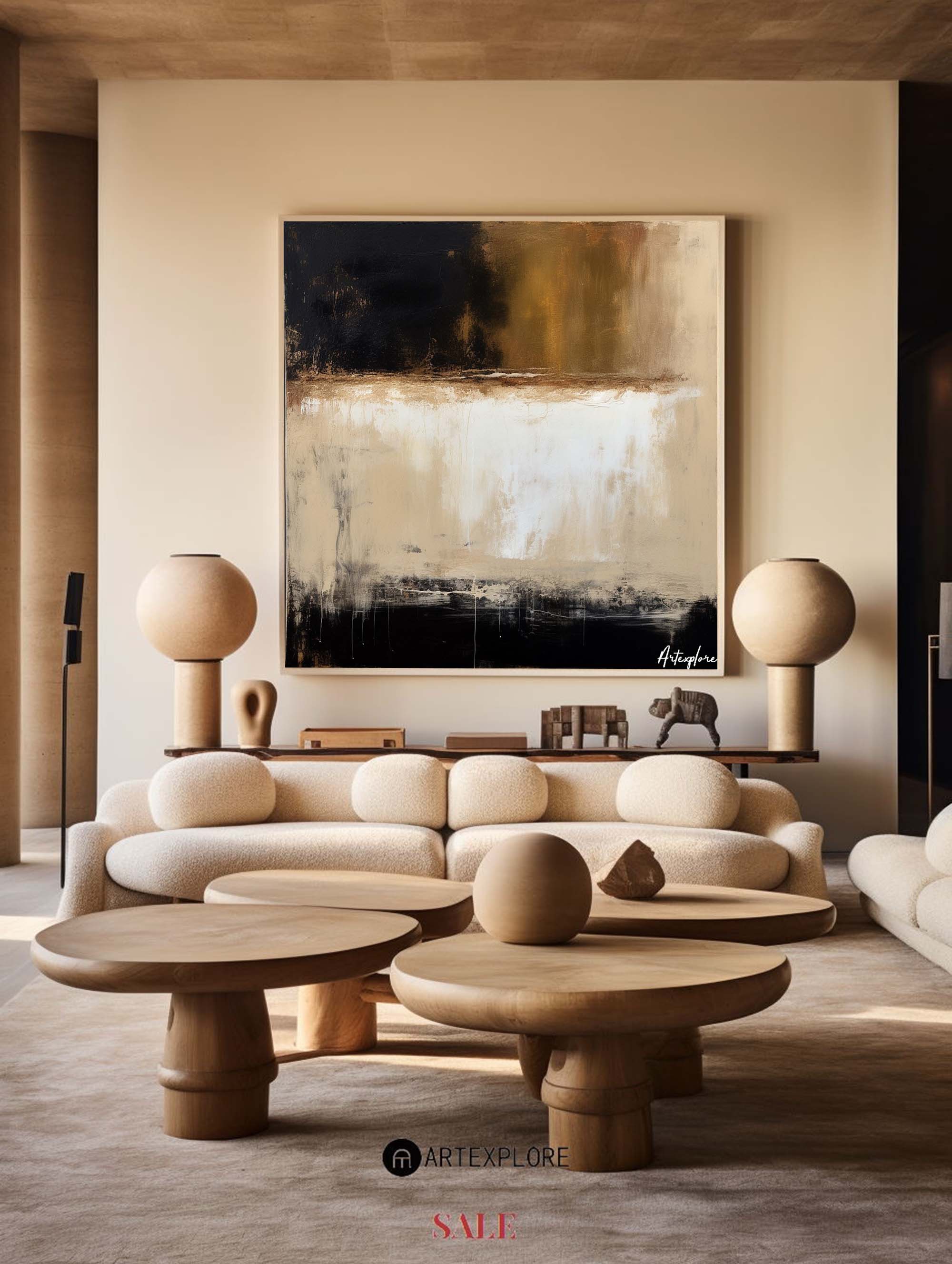 Modern Abstract Painting #ABAS140
