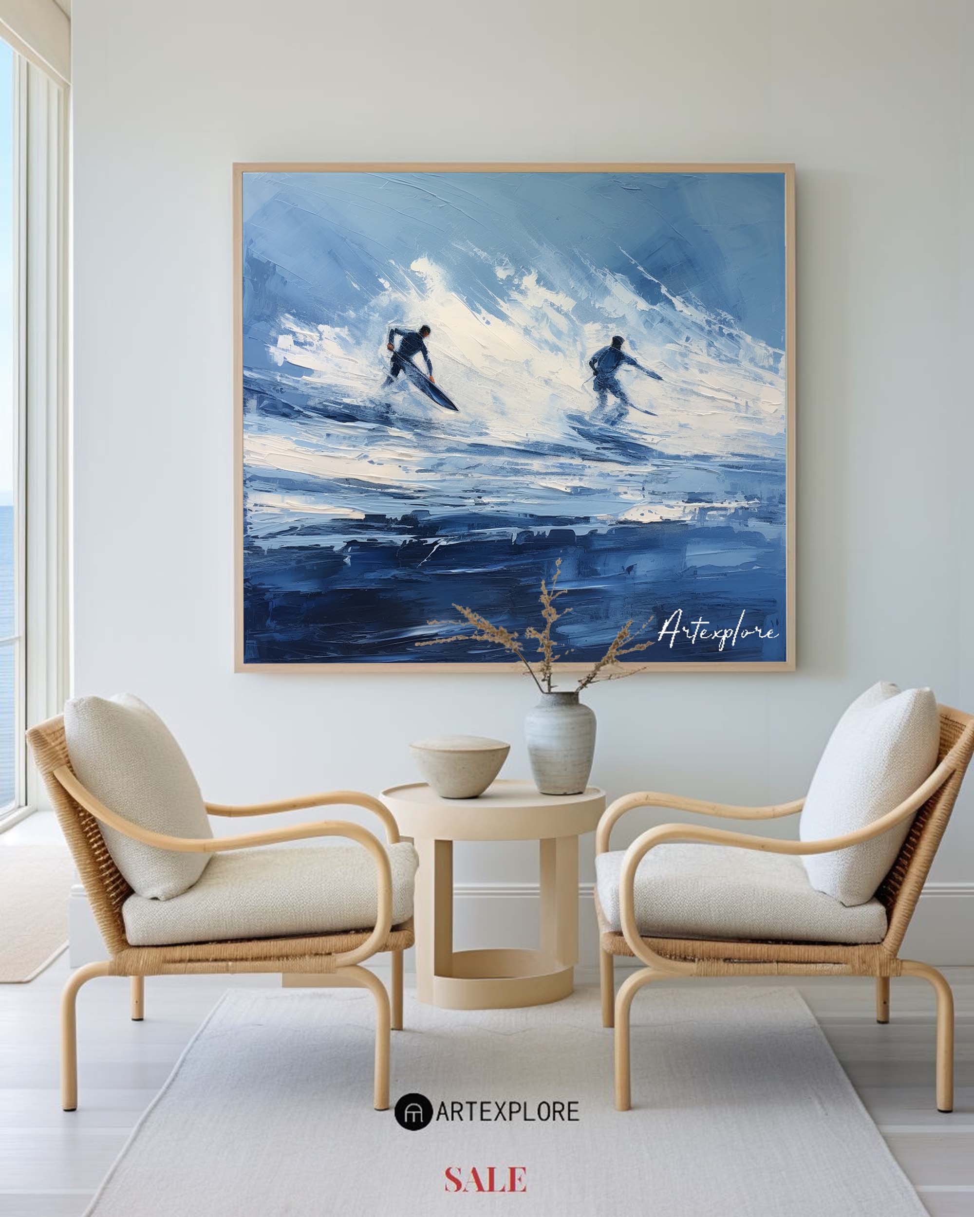 Abstract Surf Art Painting #ABSS28