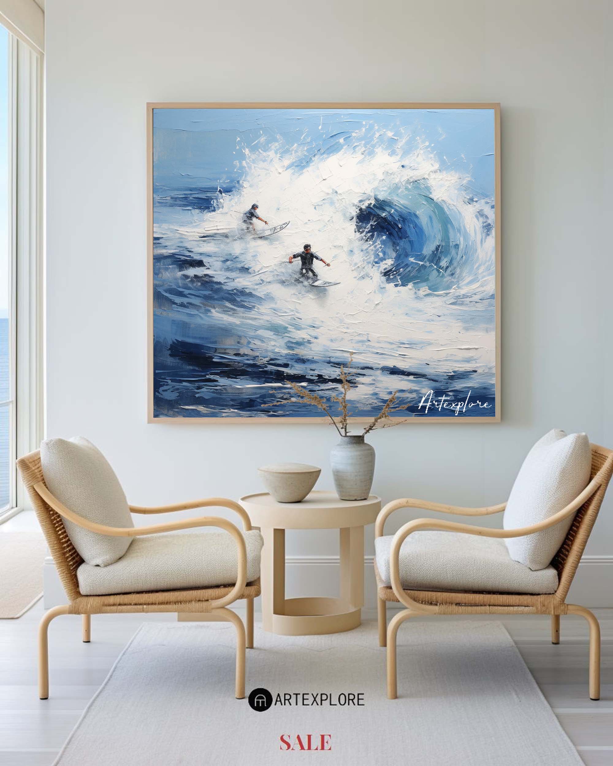 Abstract Surf Art Painting #ABSS32
