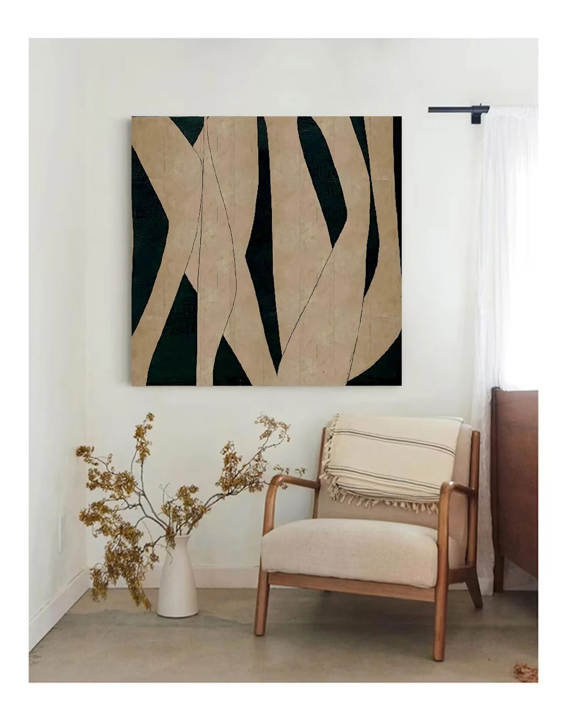 Modern Abstract Painting ¨C Flowing Lines #WSA 006