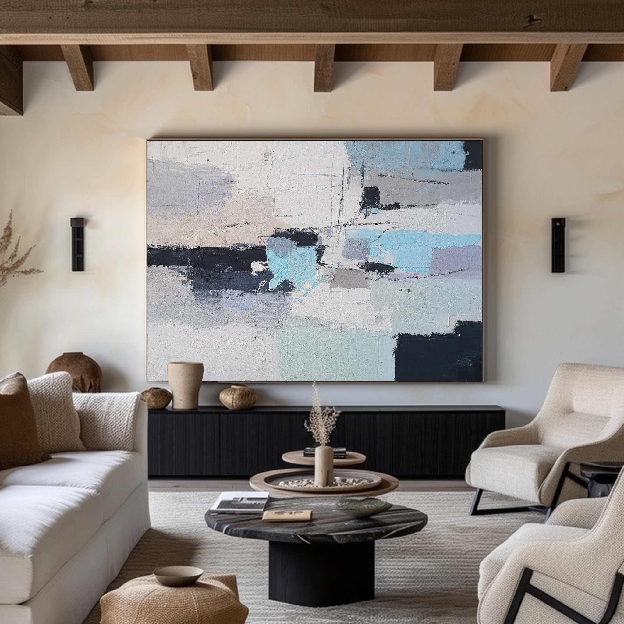 Abstract Beach Painting #ABSH36