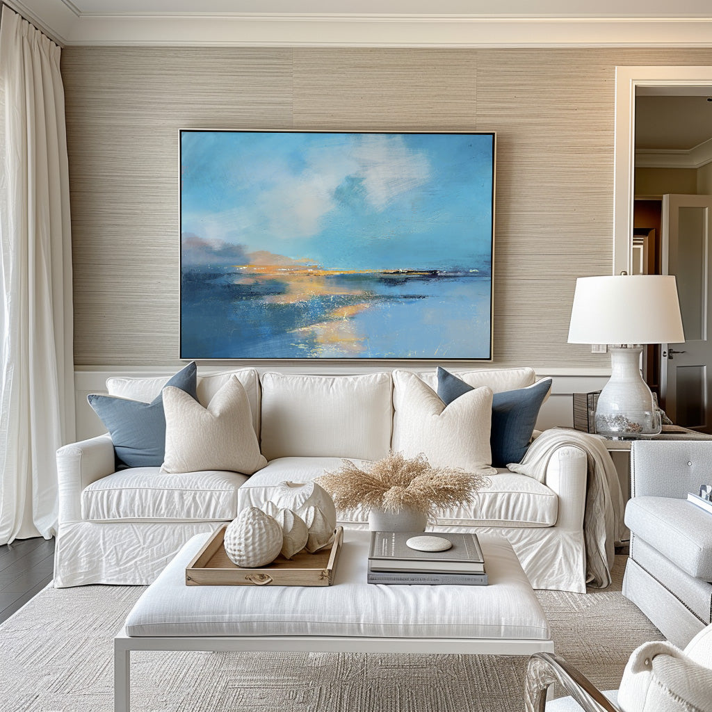 Abstract Coastal Painting #ABSH46