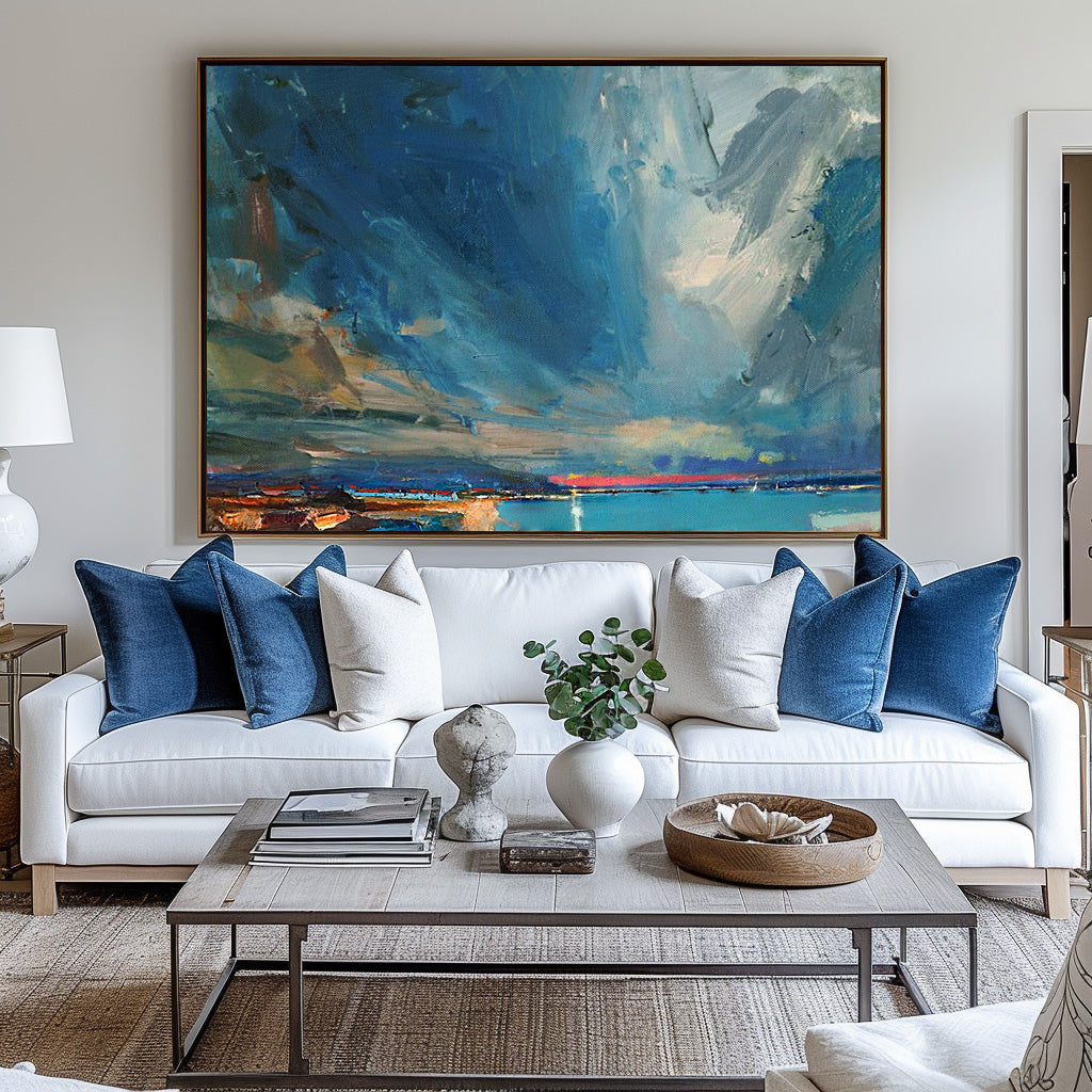 Abstract Coastal Painting #ABSH48