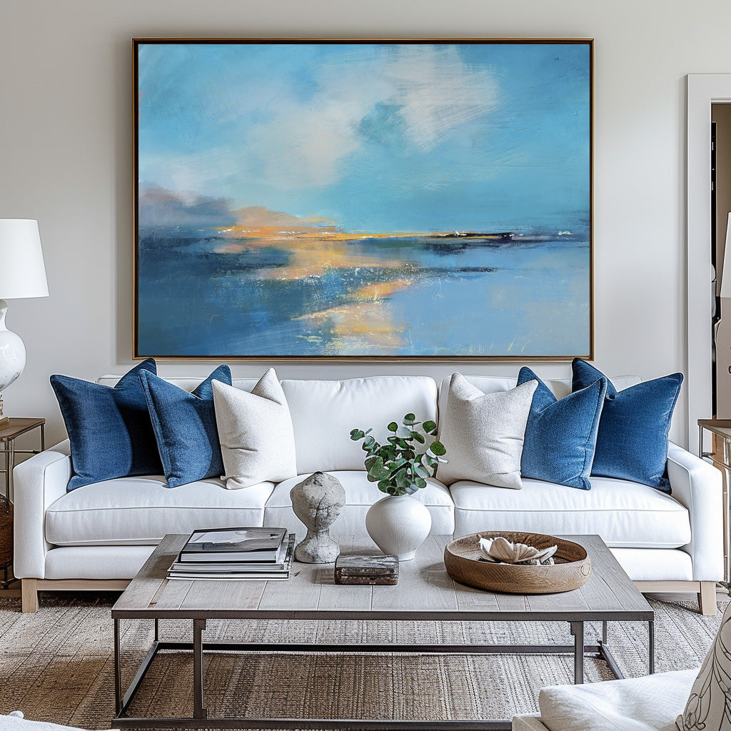 Abstract Coastal Painting #ABSH46