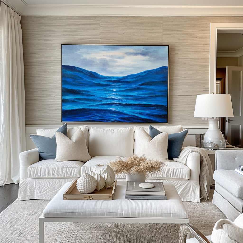 Abstract Coastal Painting #ABSH56