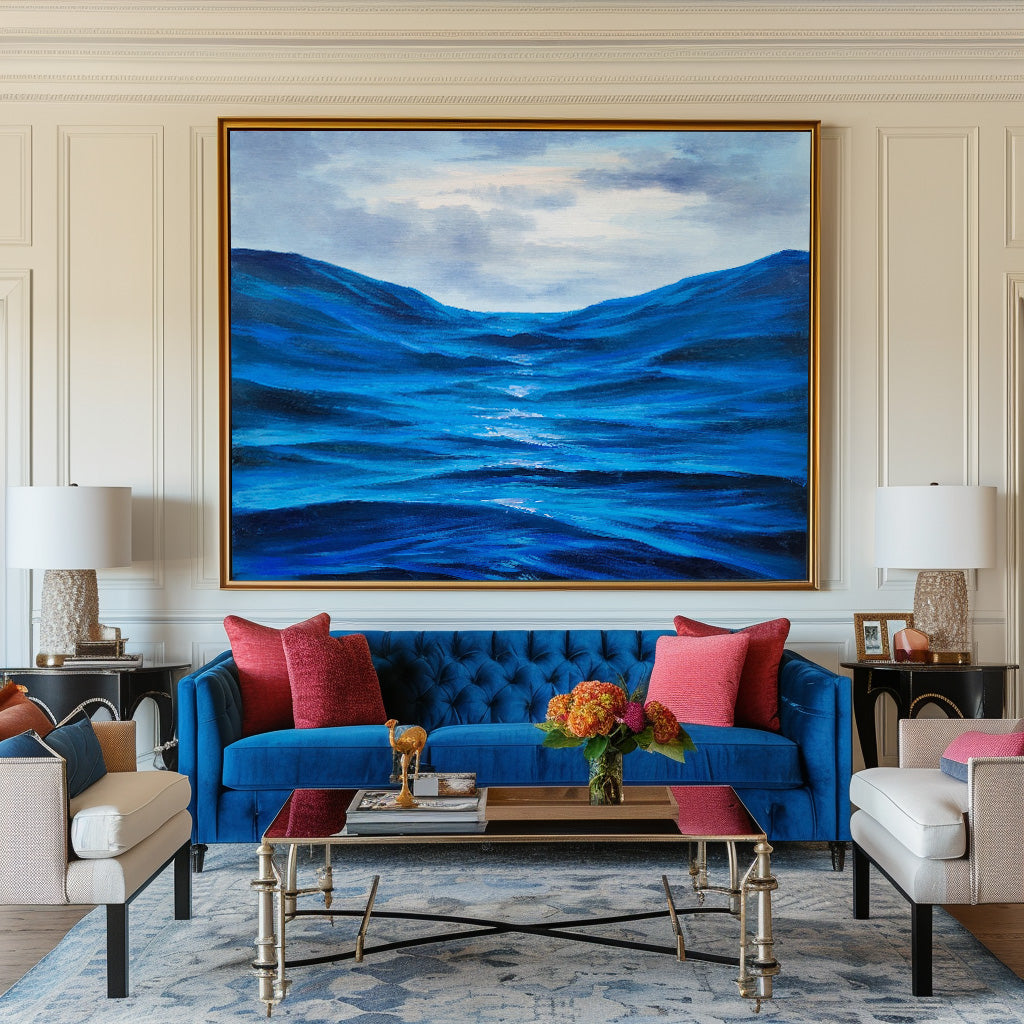 Abstract Coastal Painting #ABSH56