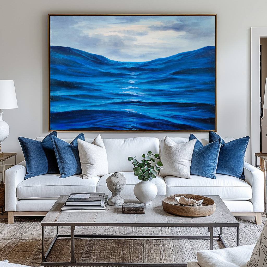 Abstract Coastal Painting #ABSH56