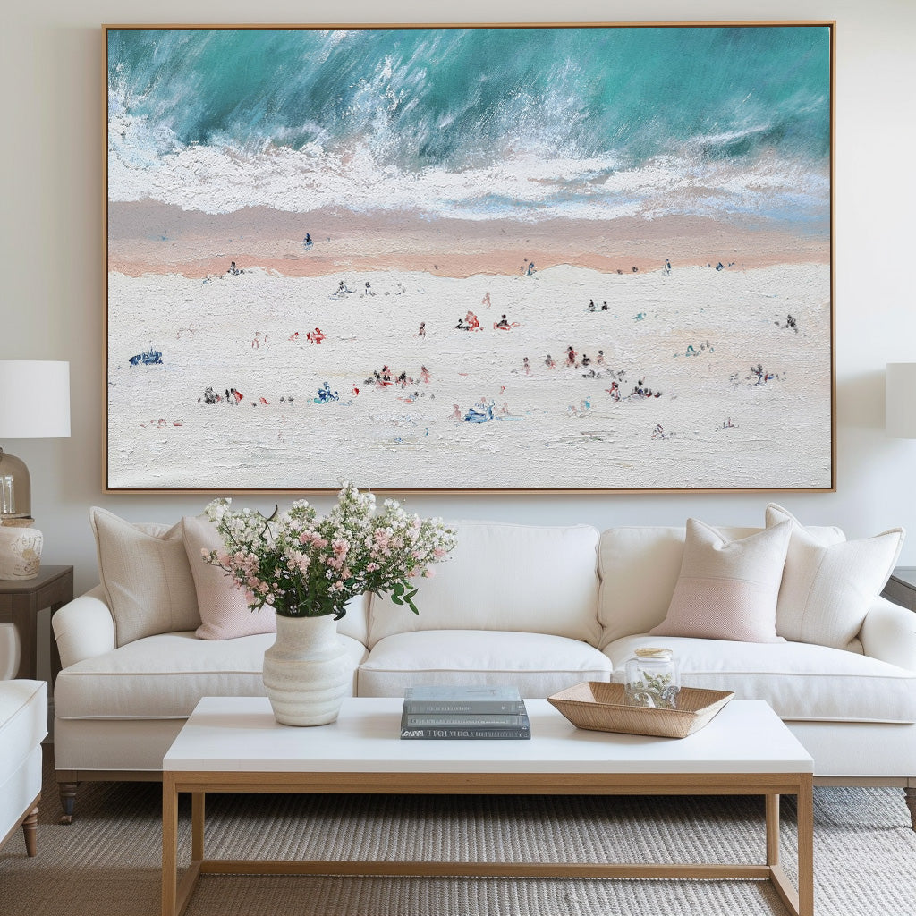 Abstract Coastal Painting #ABSH57