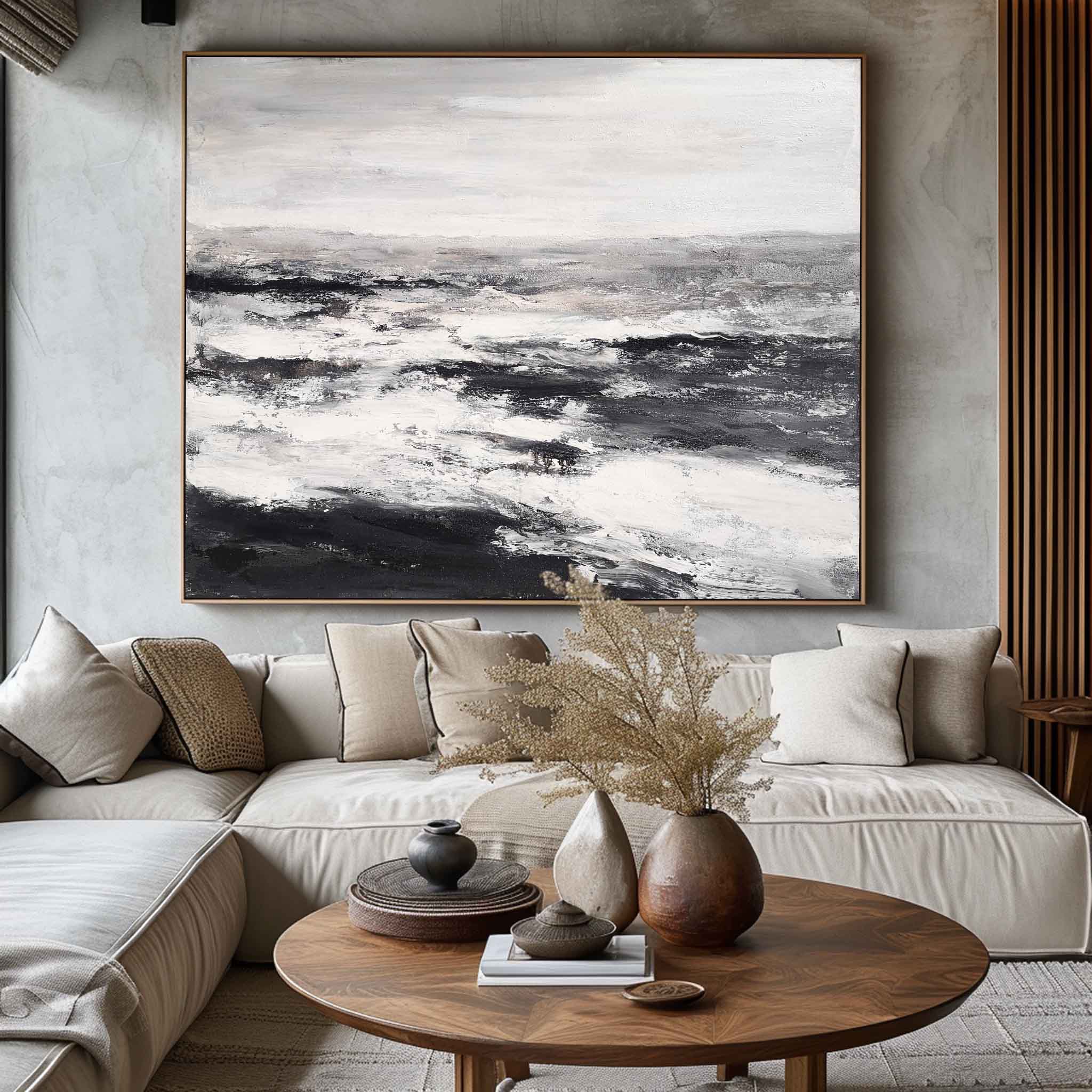 Black And White Beach Art #ABSH29
