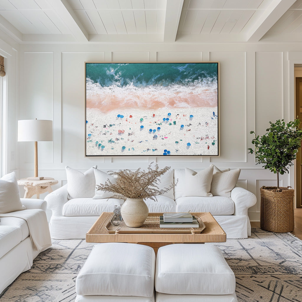 Abstract Coastal Painting #ABSH55