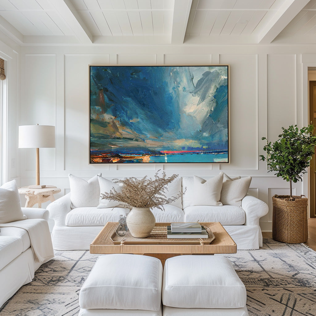 Abstract Coastal Painting #ABSH48