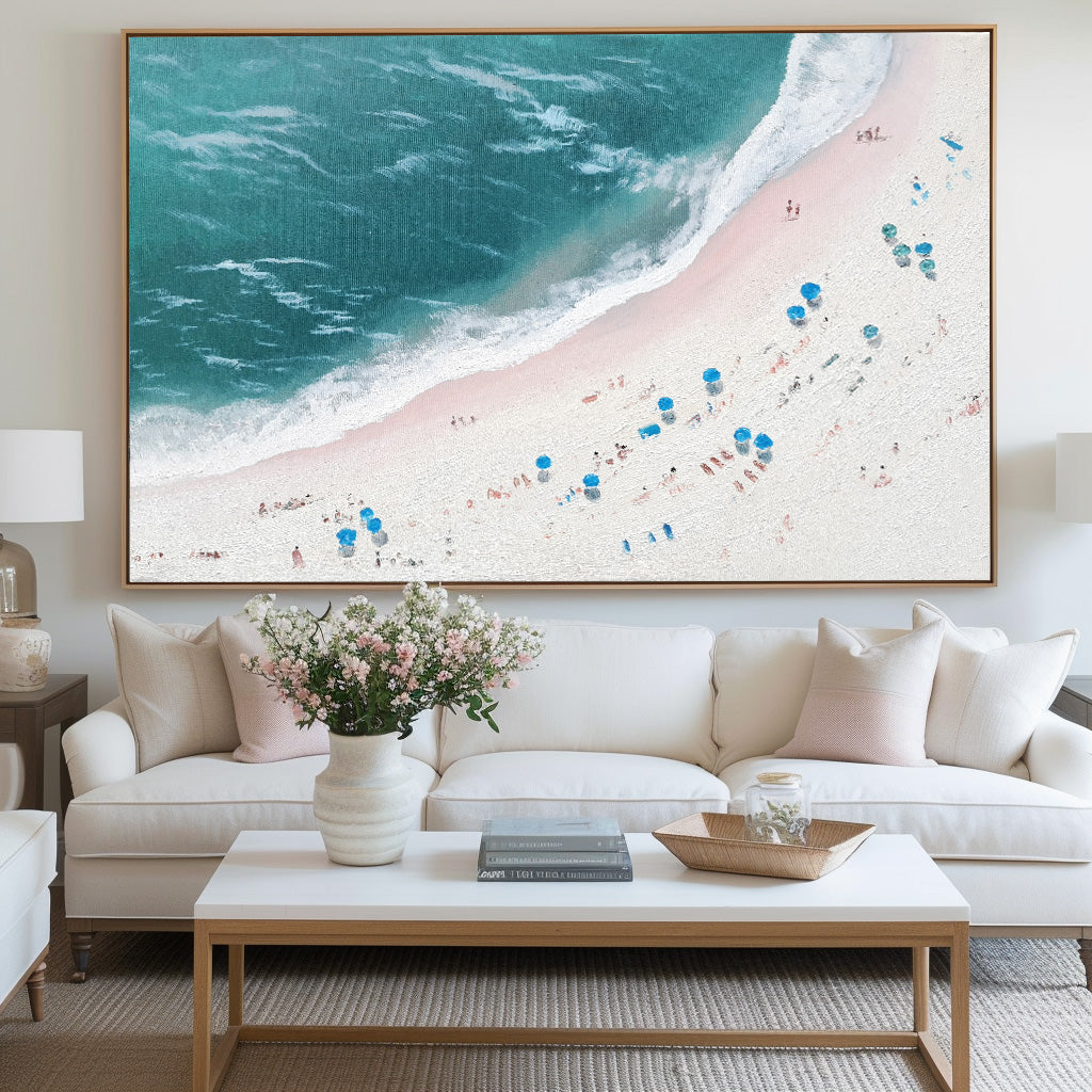 Abstract Coastal Painting #ABSH54