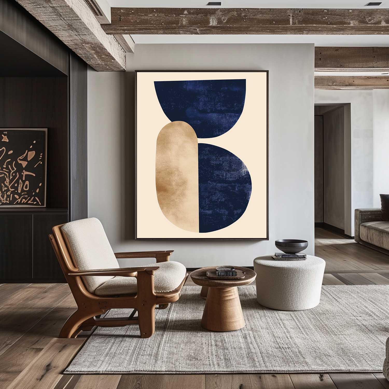 Modern Geometric Abstract Painting #ABAV458