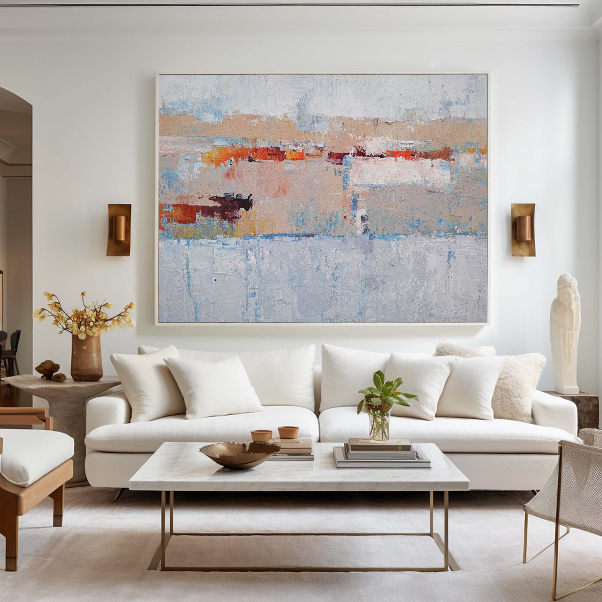 Abstract Canvas Painting #ABAH36