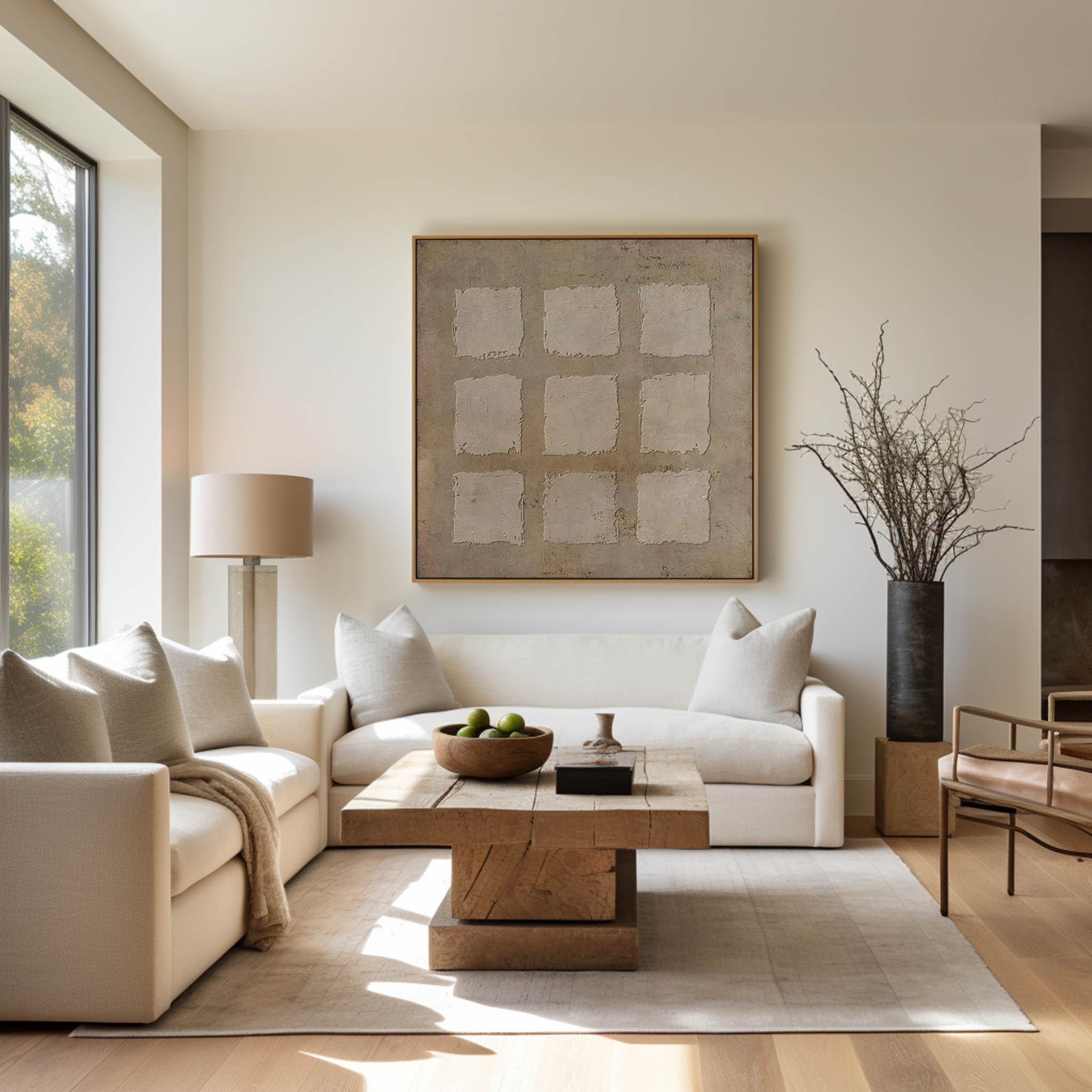 Wabi-sabi Minimalist Painting #ABAS111