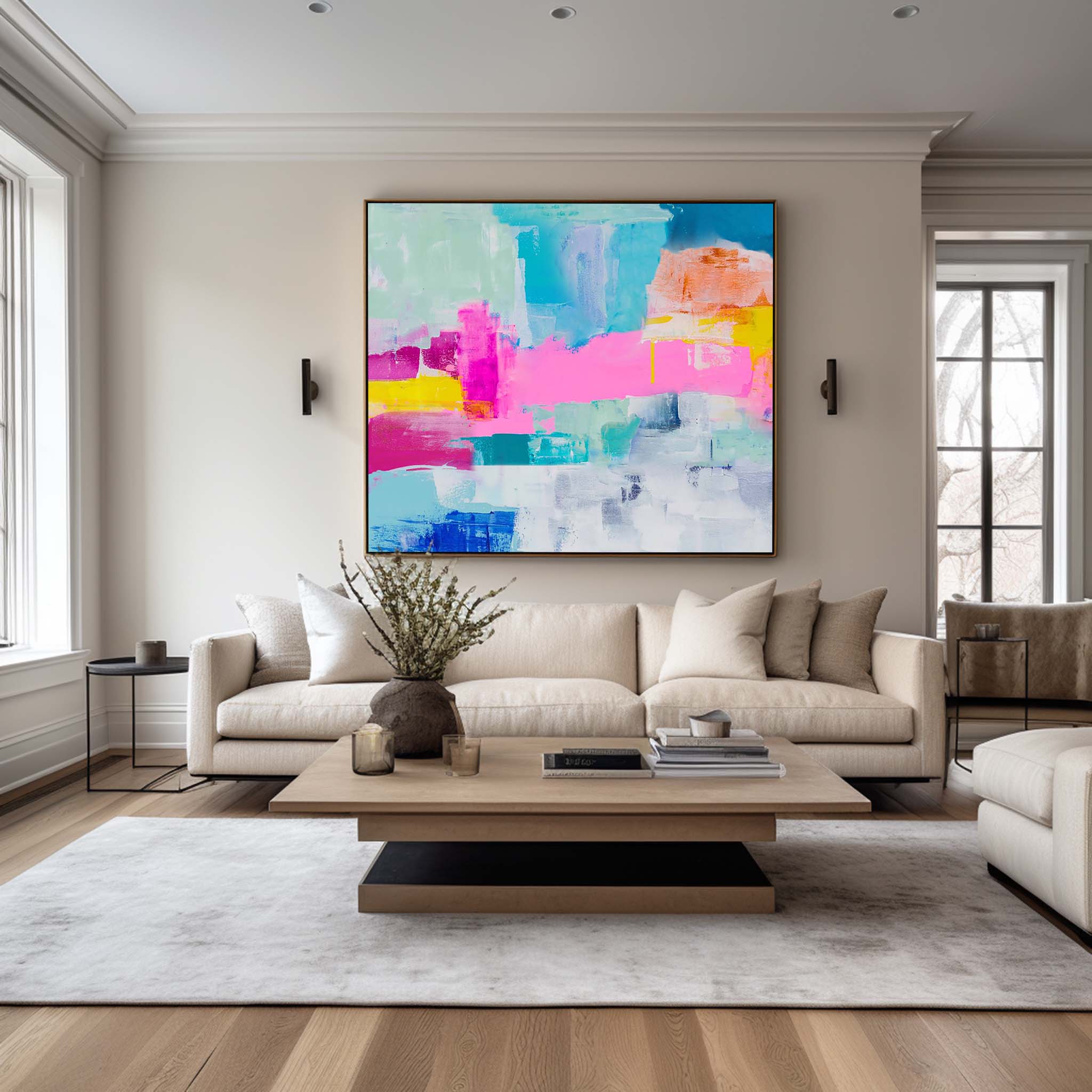 Color Abstract Art #ABAH02
