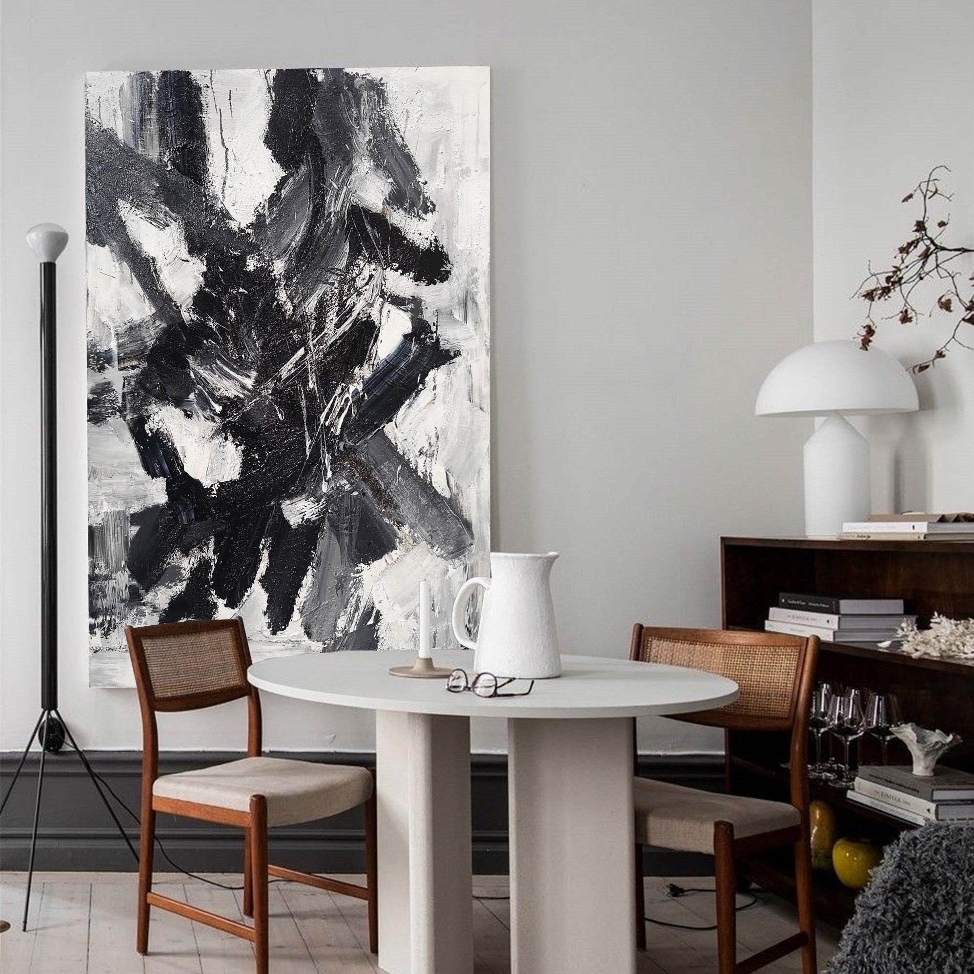 Peinture noir et blanc #ABAV94