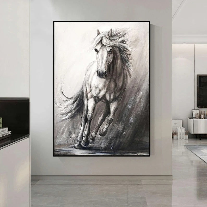 The Enduring Charm of Monochrome: Elevate Your Home with Black and White Oil Paintings