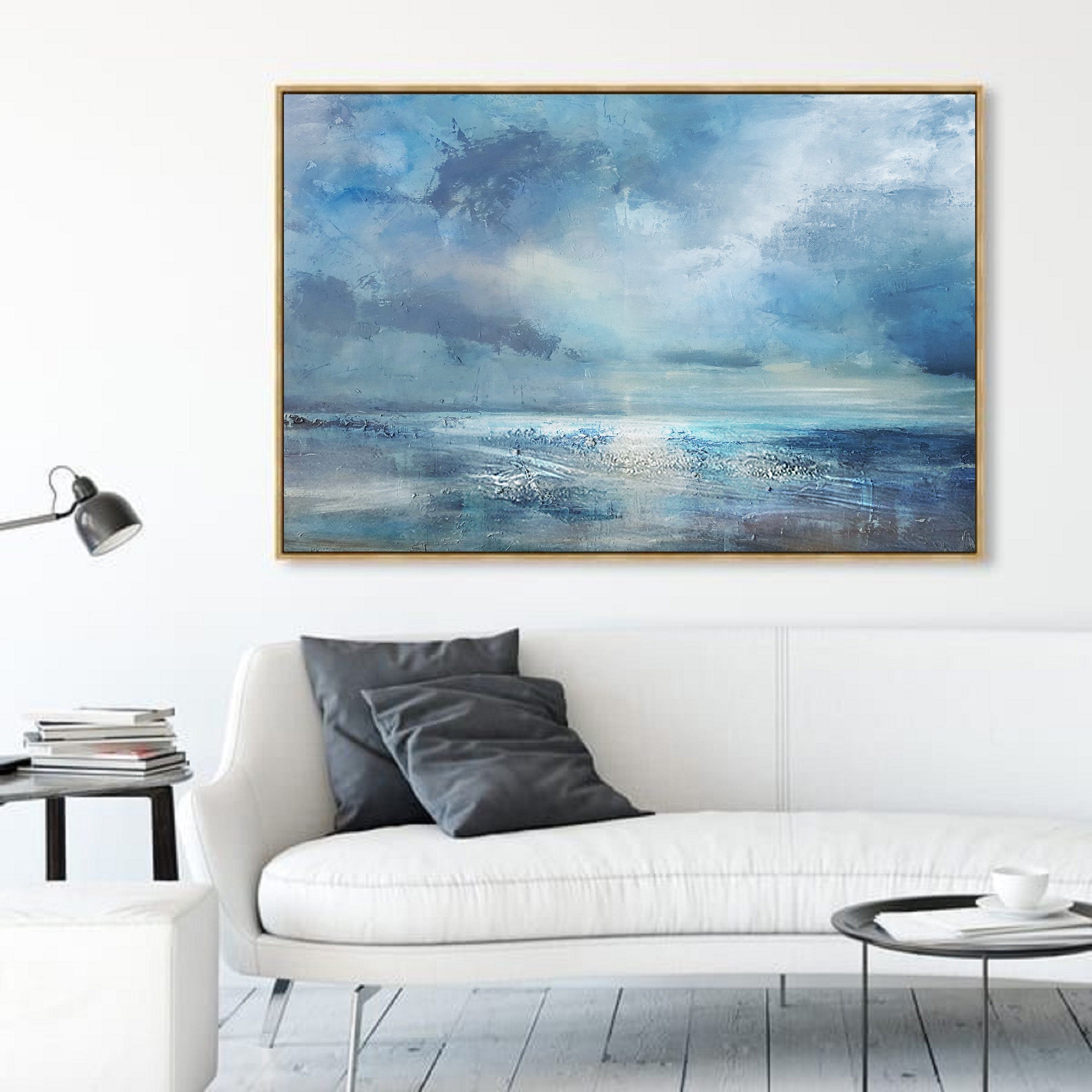 Original Abstract Beach Painting #ABSH18